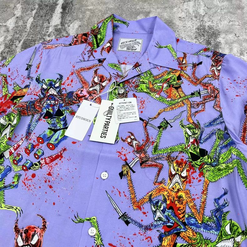 Wacko Maria Wacko Maria Heavenly Tokyo Hawaiian shirt 2503-Nextarrow Size US S / EU 44-46 / 1 - 2 Thumbnail