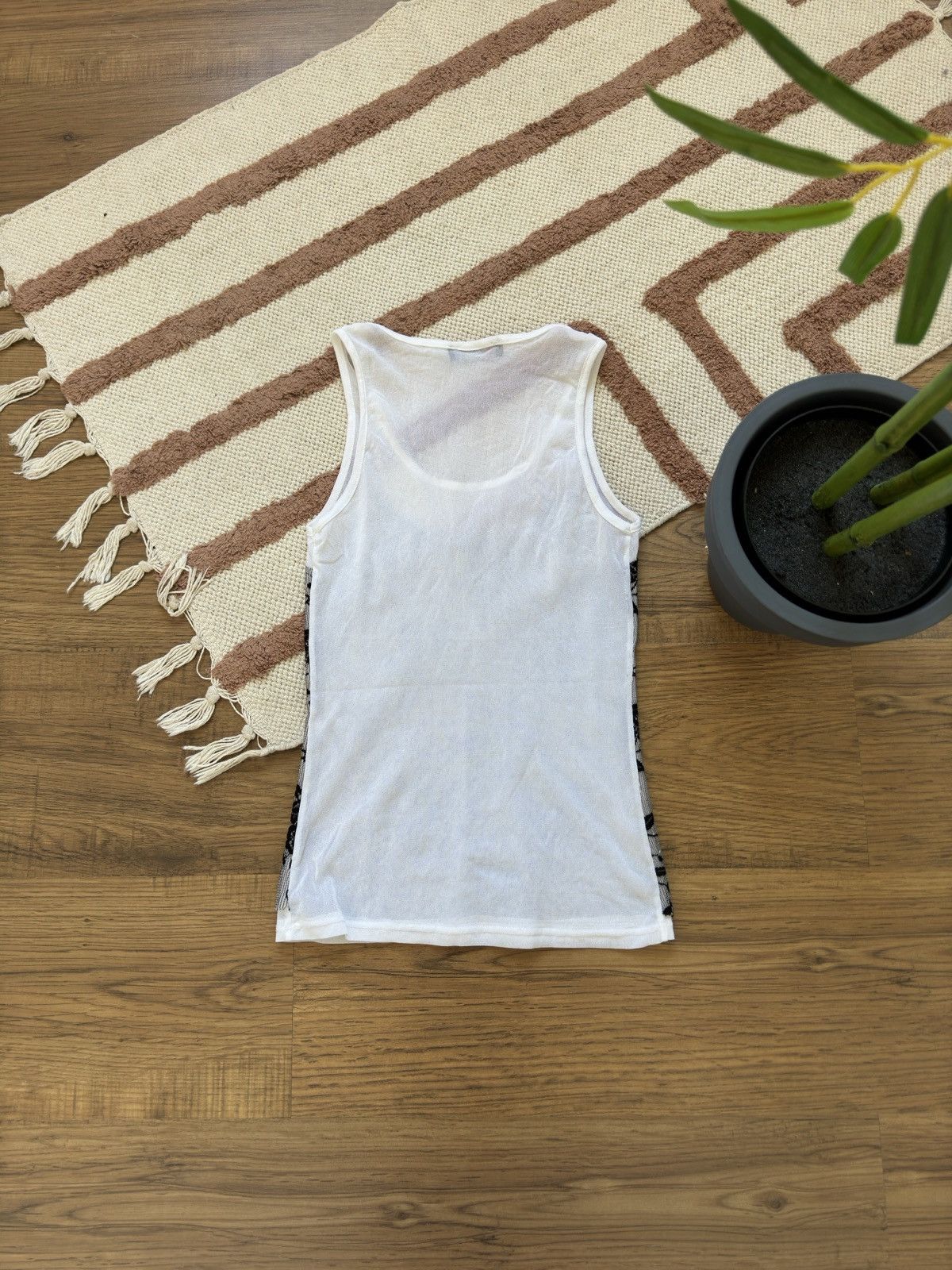 Morgan De Toi VINTAGE MORGAN FRANCE GUIPURE MESH TANK TOP Size S / US 4 / IT 40 - 4 Thumbnail