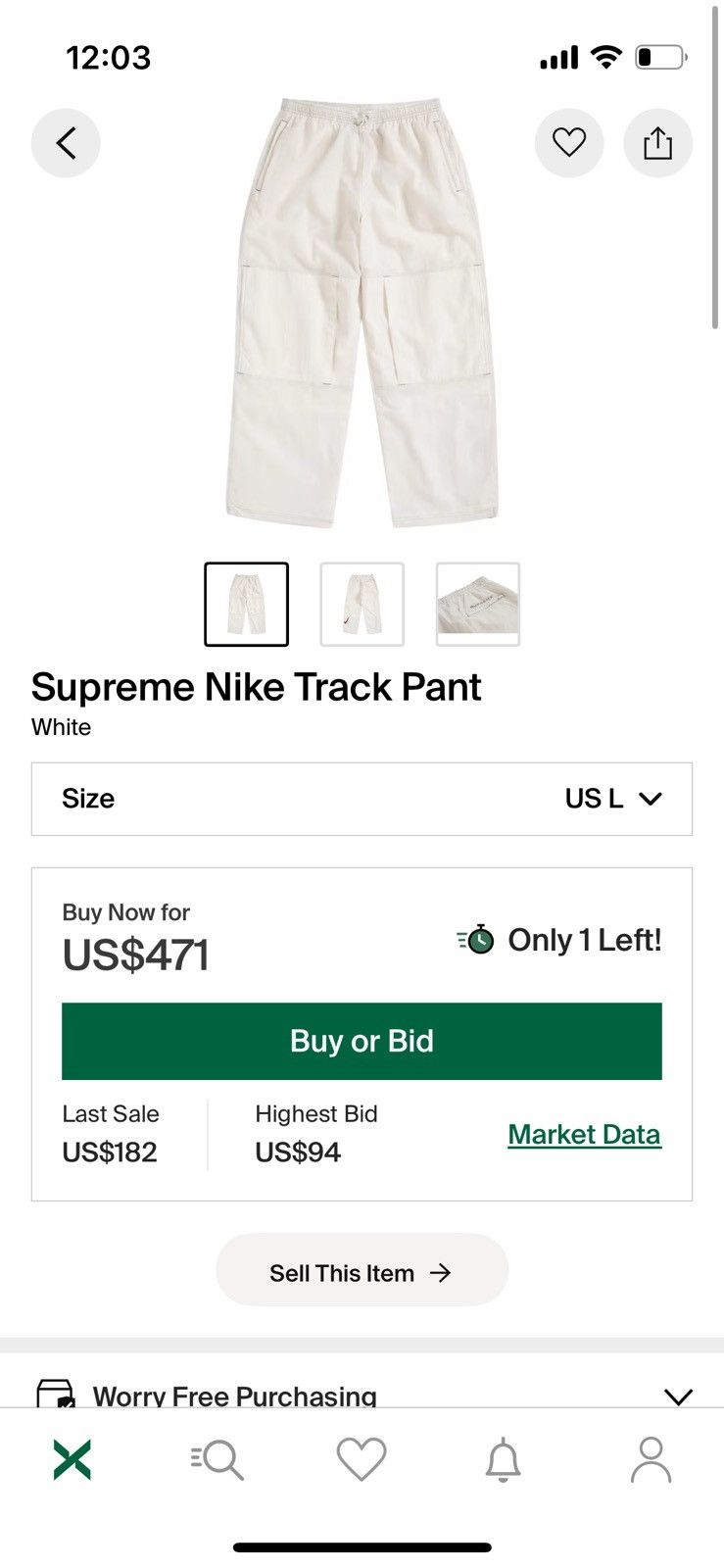 Nike × Supreme Supreme nike track pant Size US 34 / EU 50 - 5 Thumbnail
