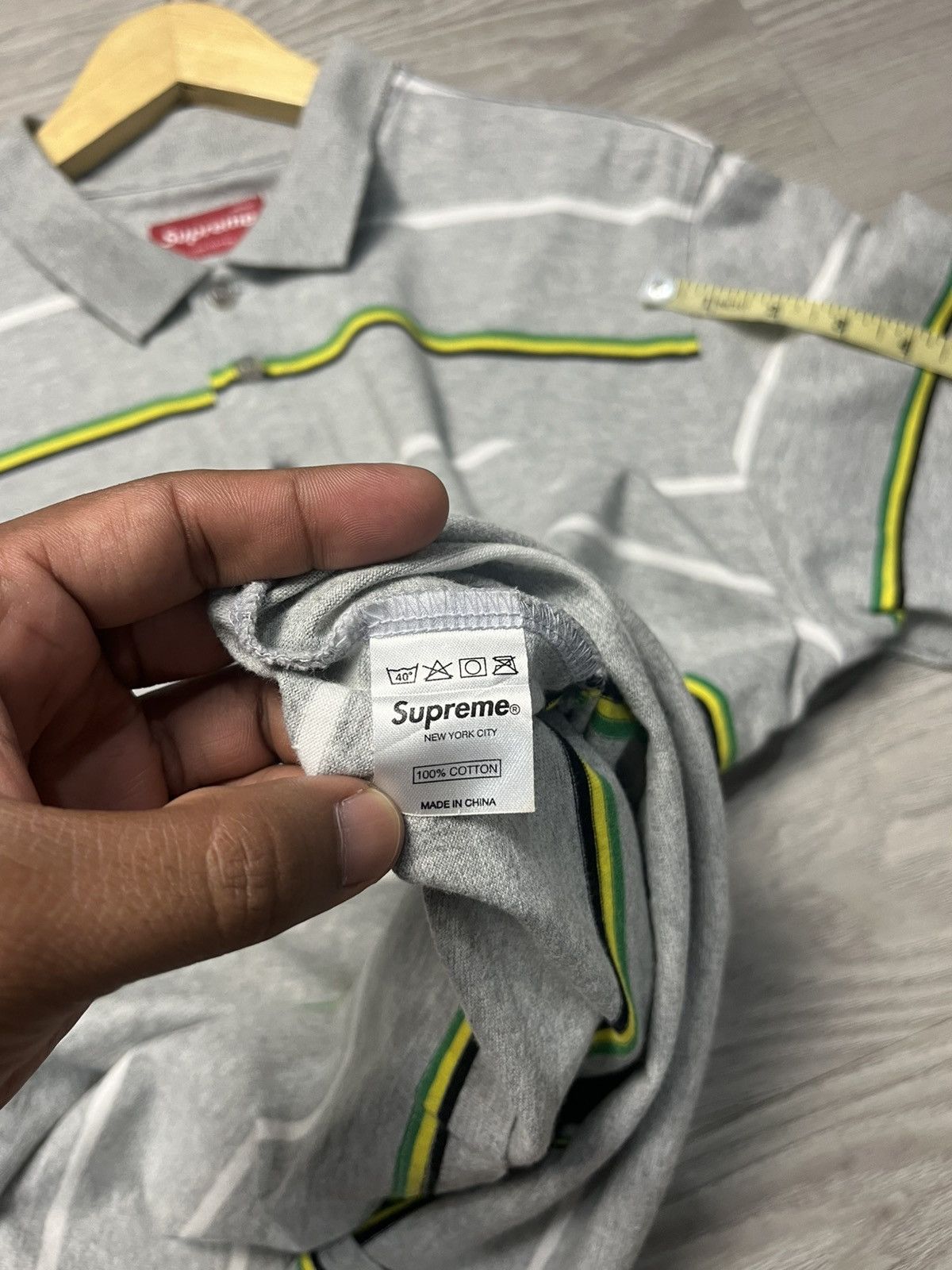 Supreme Y2k Supreme Striped Long sleeve Polo Shirt Size US M / EU 48-50 / 2 - 4 Thumbnail
