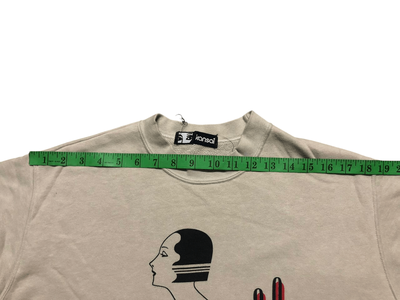 Kansai Yamamoto Vintage 80s Kansai Eye Peekaboo Short Sleeve Sweatshirt Size US M / EU 48-50 / 2 - 17 Thumbnail