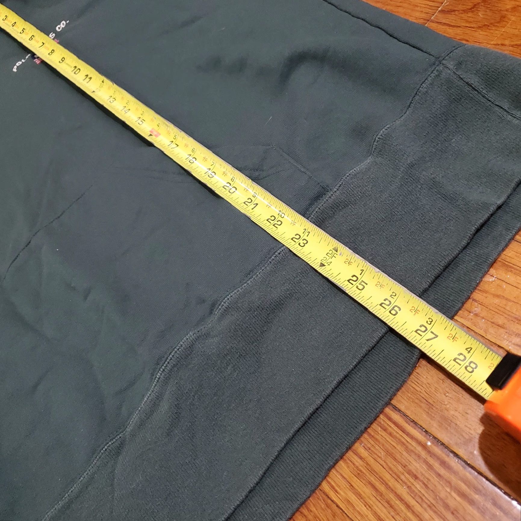 Vintage VINTAGE Ralph Lauren Polo Jeans Co Hoodie Men XL Forest Green 90s Sweatshirt Pullover Hooded Pockets Embroidered Size US XL / EU 56 / 4 - 7 Thumbnail