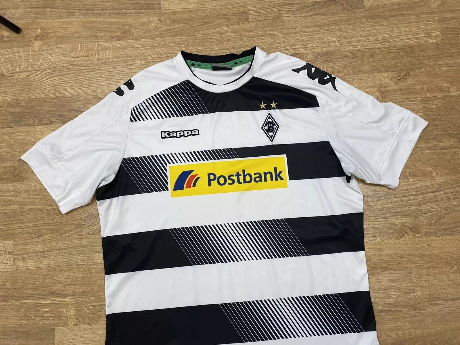 Kappa BORUSSIA MONCHENGLANDBACH 2016 2017 HOME JERSEY SOCCER SHIRT Size US XXL / EU 58 / 5 - 3 Thumbnail