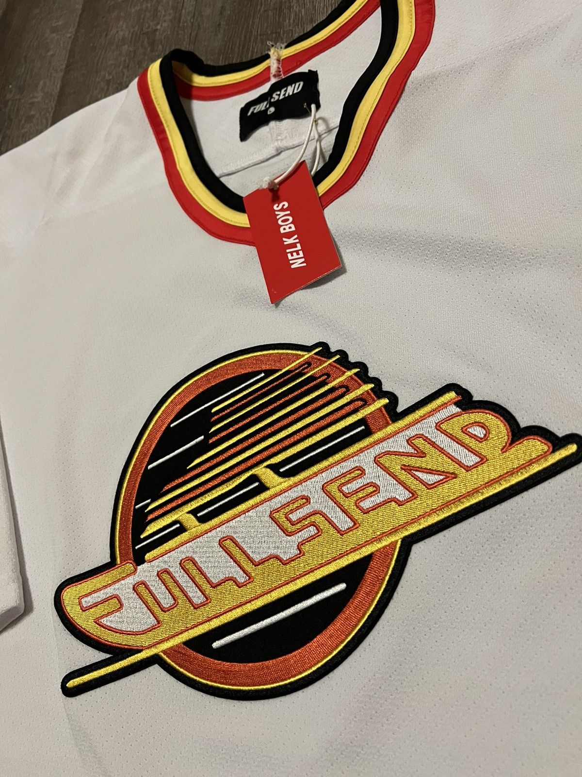 Full Send Full Send Nelk Boys Vancouver Canucks Hockey Jersey Size US L / EU 52-54 / 3 - 2 Thumbnail
