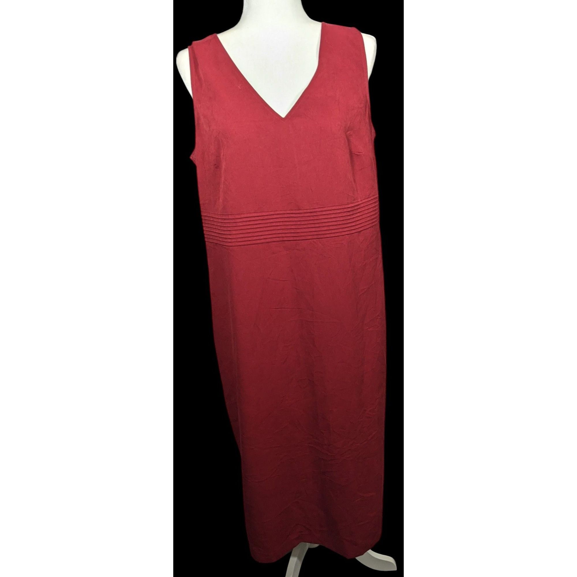 Other Vintage Melissa Harper Red Floral Embroidered Dress And Jack Size XL / US 12-14 / IT 48-50 - 4 Thumbnail