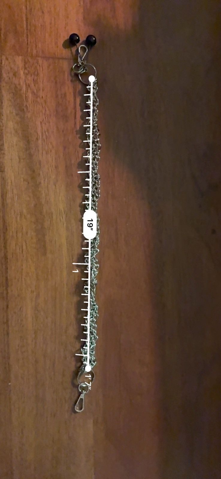 Raf Simons Raf Simons Twisted Black Cherry Wallet Chain Size ONE SIZE - 6 Thumbnail