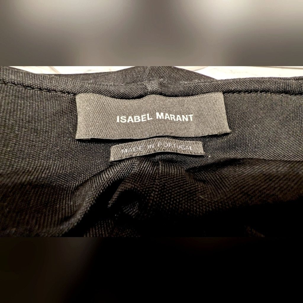 Isabel Marant Isabel Marant Gathered Front Black Mini Skirt Size 38" / US 16 / IT 52 - 3 Thumbnail