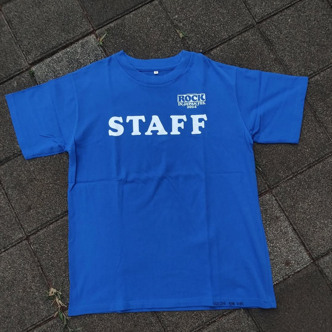 Band Tees Rock in Japan Festival 2024 Staff Tee Size US M / EU 48-50 / 2 - 1 Thumbnail