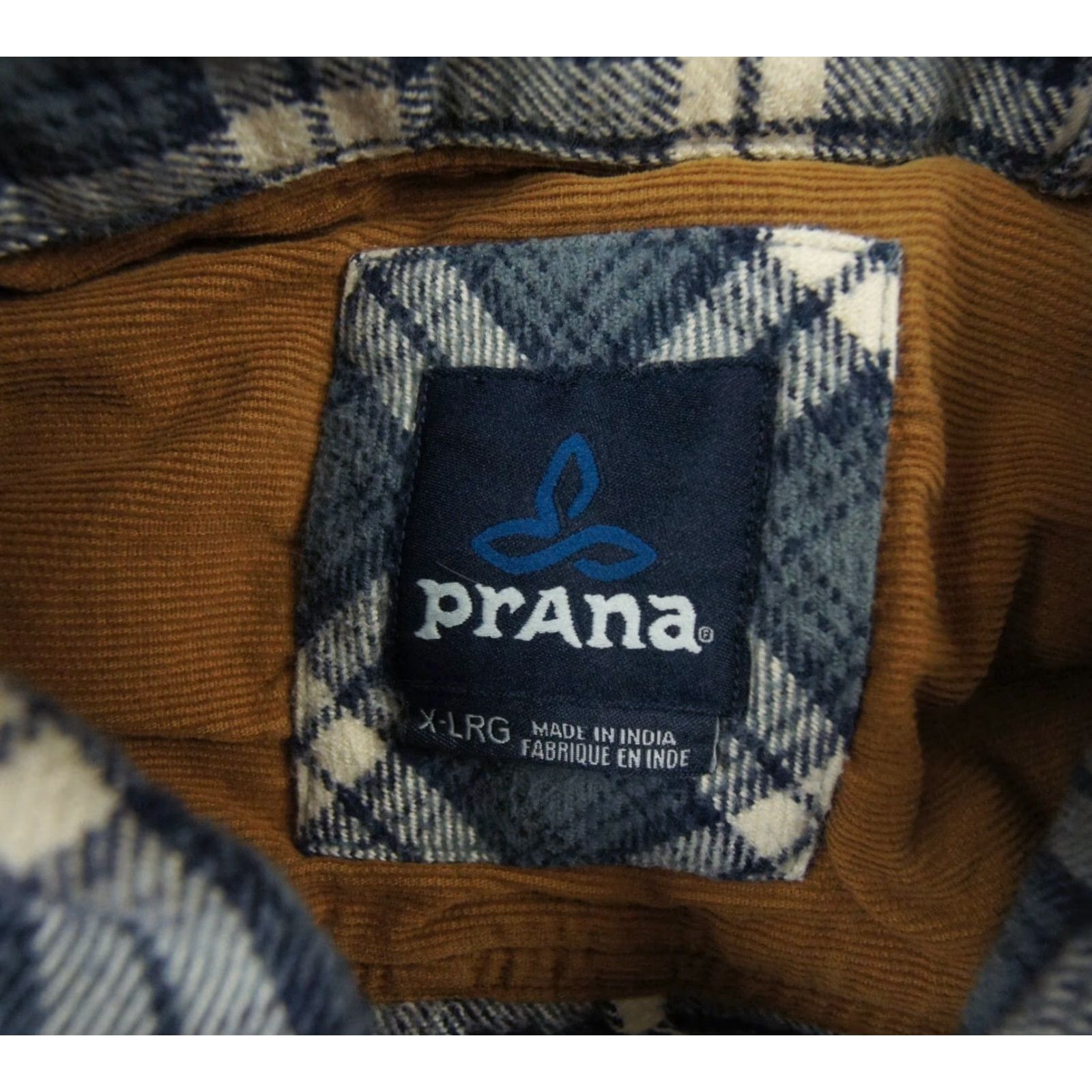 Prana VINTAGE prAna Men's Shirt XL Blue Flannel Plaid Long Sleeve Casual Outdoors All Seasons Size US XL / EU 56 / 4 - 6 Thumbnail