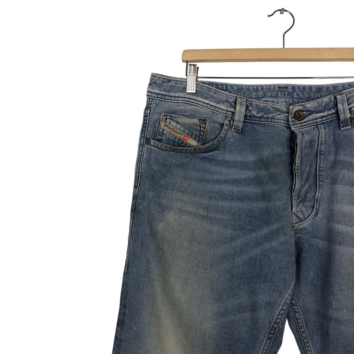 Diesel 🔥Biker Denim Jeans Diesel Industry Denim Division Size US 38 / EU 54 - 7 Thumbnail