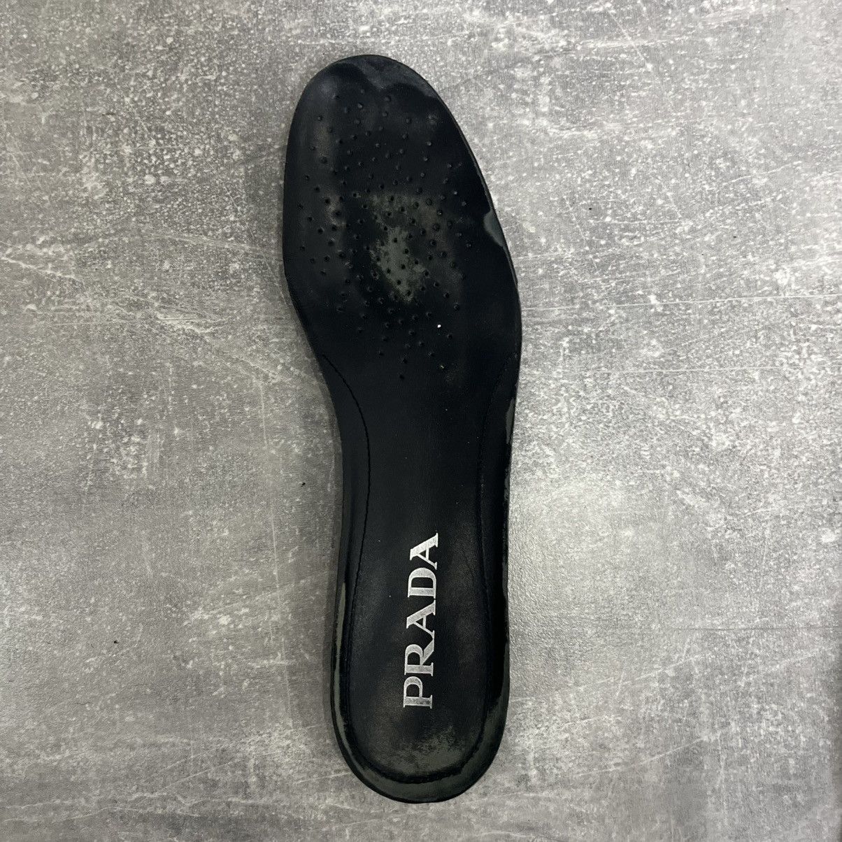Prada Prada Milano Black Leather Shoes Trainers Prax Size US 7.5 / EU 40-41 - 10 Thumbnail