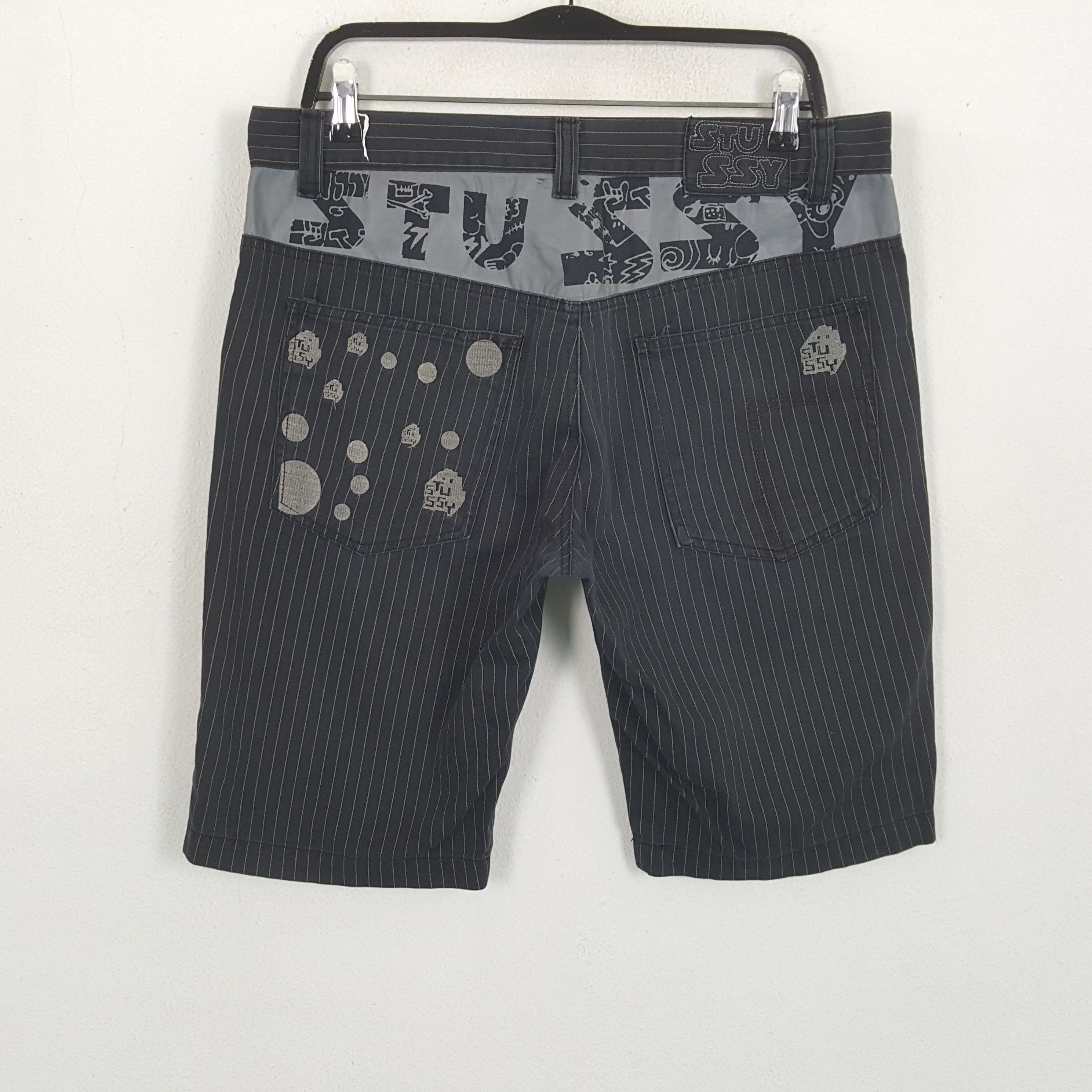 Stussy Stussy Volume Pleated Short Stripe | Grailed