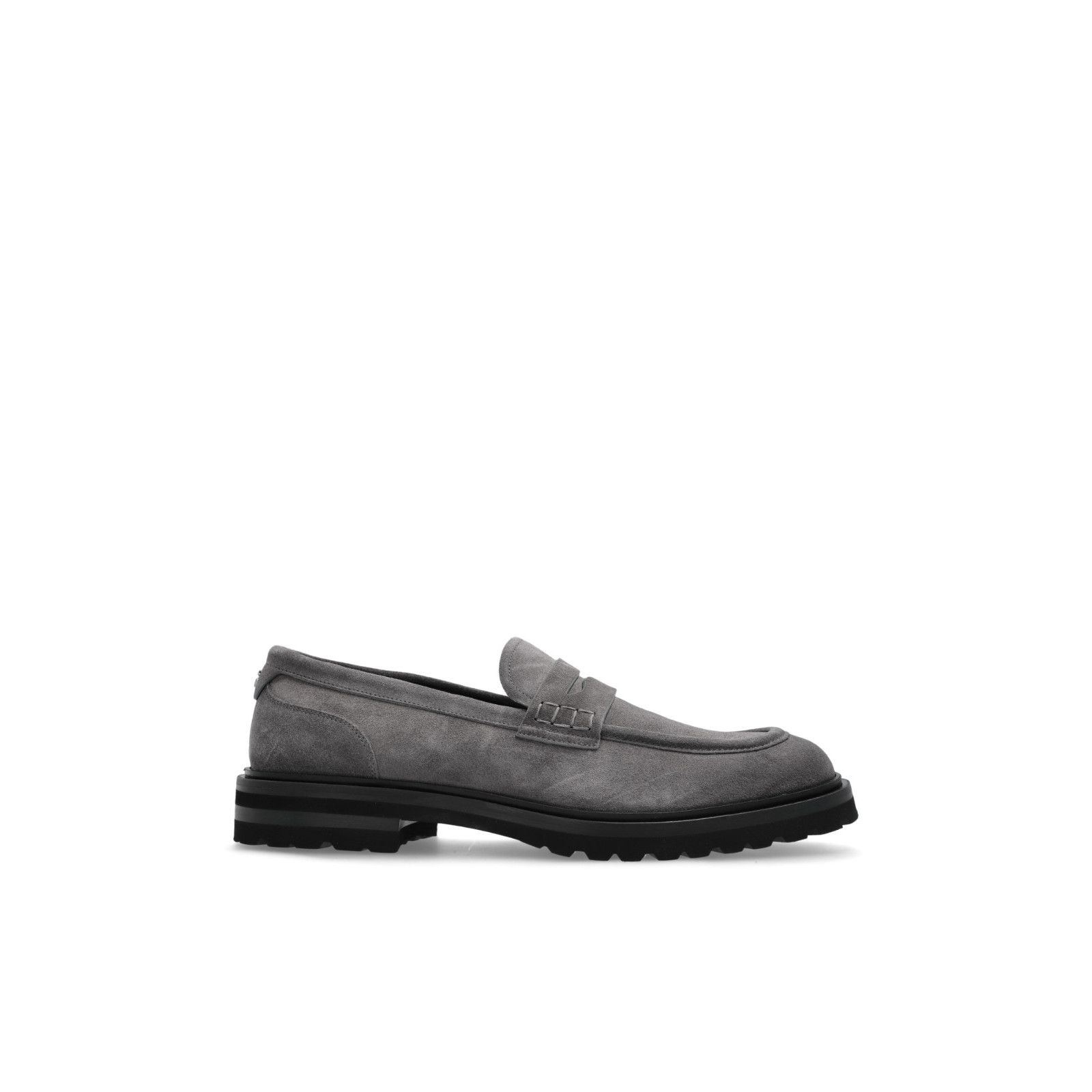DOLCE&GABBANA Gray Suede Loafers New & Authentic (Men\ display picture 2