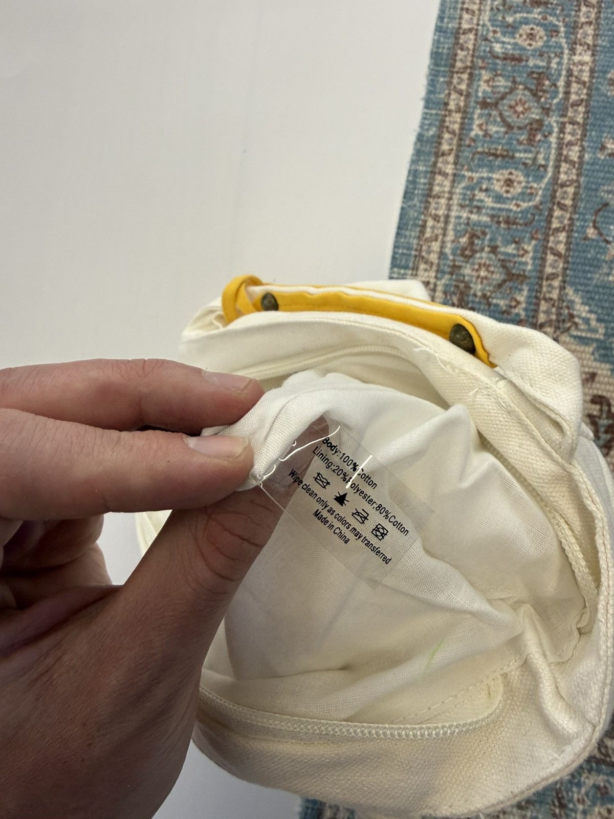 Jil Sander Jil Sander Sun ☀️ Cotton Handle Small Bag Size ONE SIZE - 10 Thumbnail