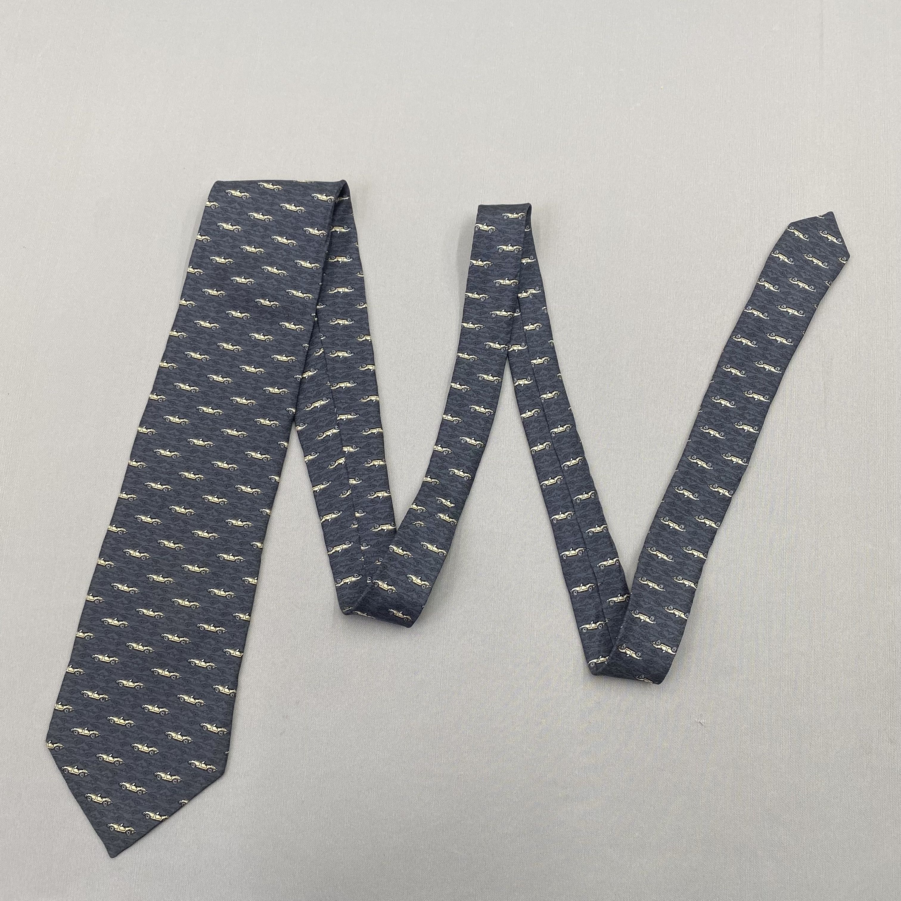 Carven Vintage Carven SILK Necktie Cravate Pure Silk Neck Tie Size ONE SIZE - 4 Thumbnail