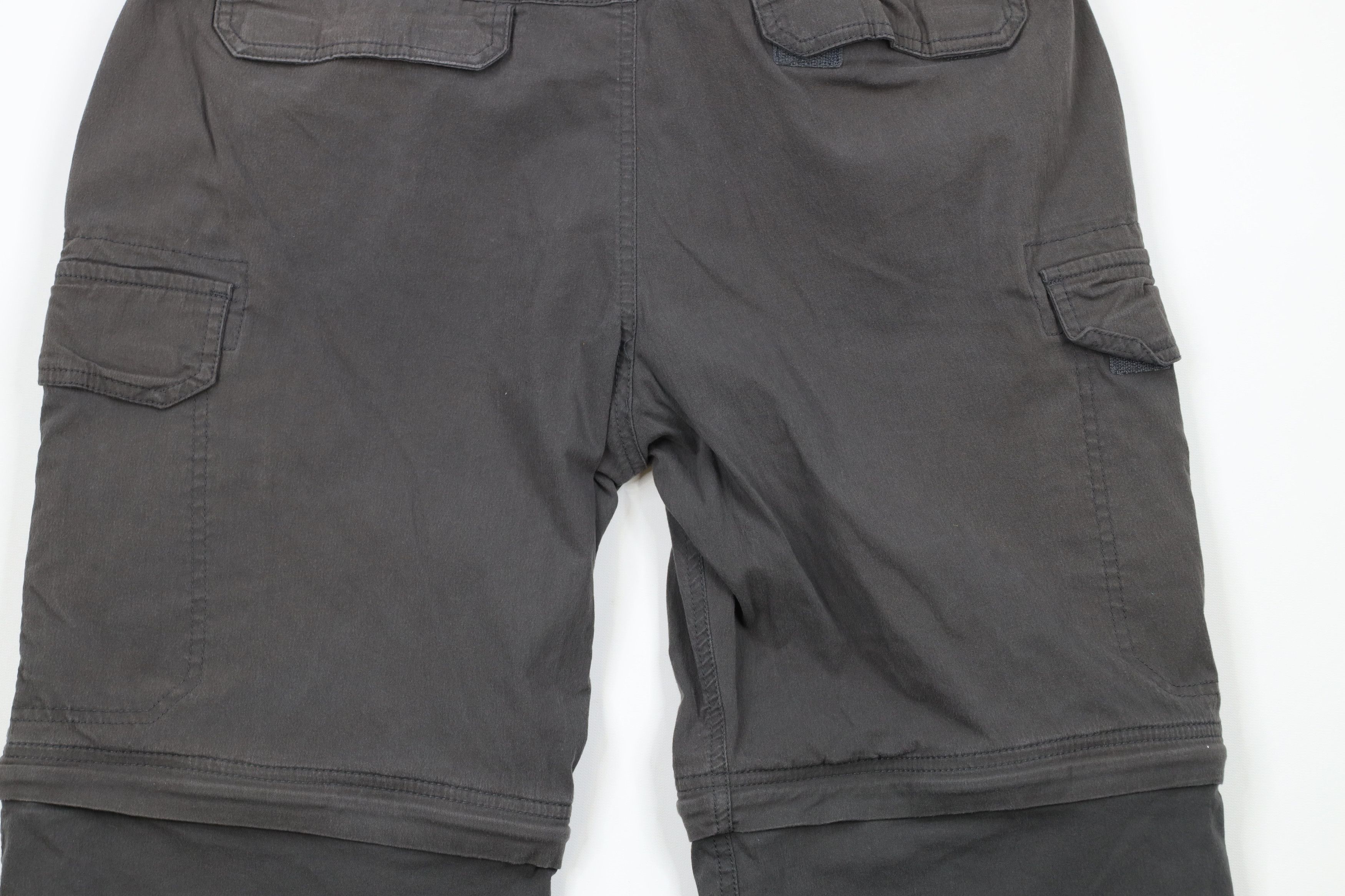 Vintage Vintage Streetwear Wide Leg Cargo Pants Short Gray Size 40 - 10 Thumbnail