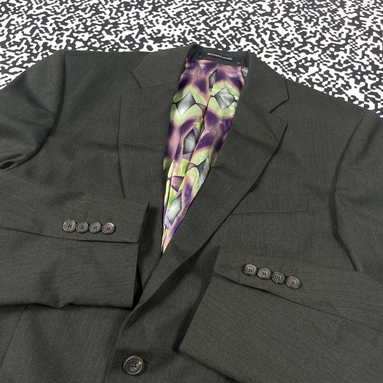 Richard James Vintage Y2K Richard James Luxury Casual Wool Blazer Size 38S - 10 Thumbnail