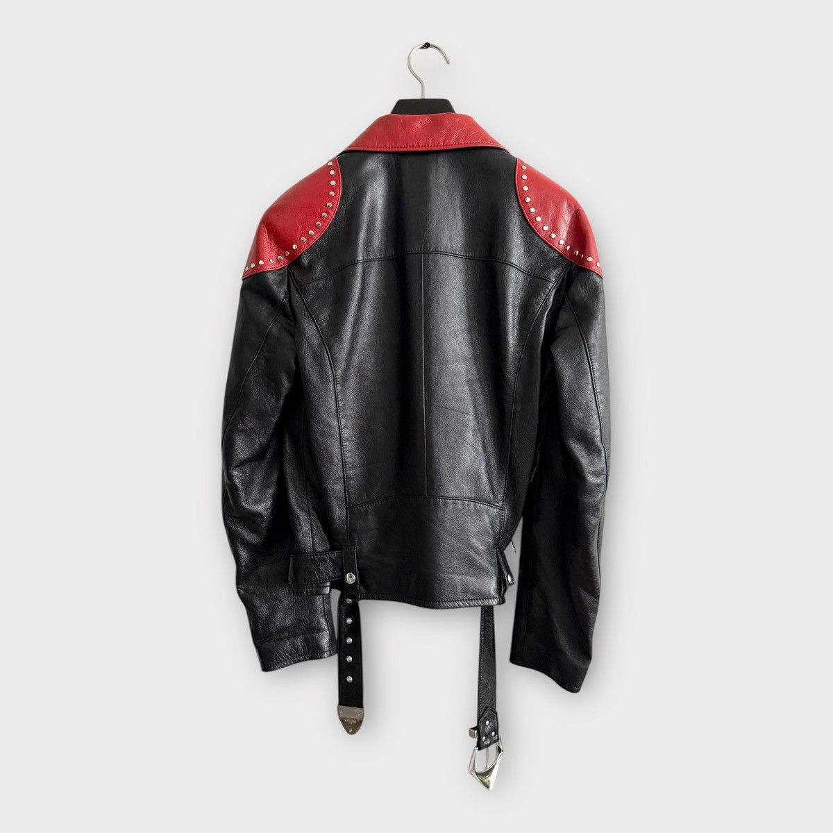 Celine HOLY GRAIL! Celine Runway Studded Leather Biker Jacket Size US M / EU 48-50 / 2 - 2 Thumbnail