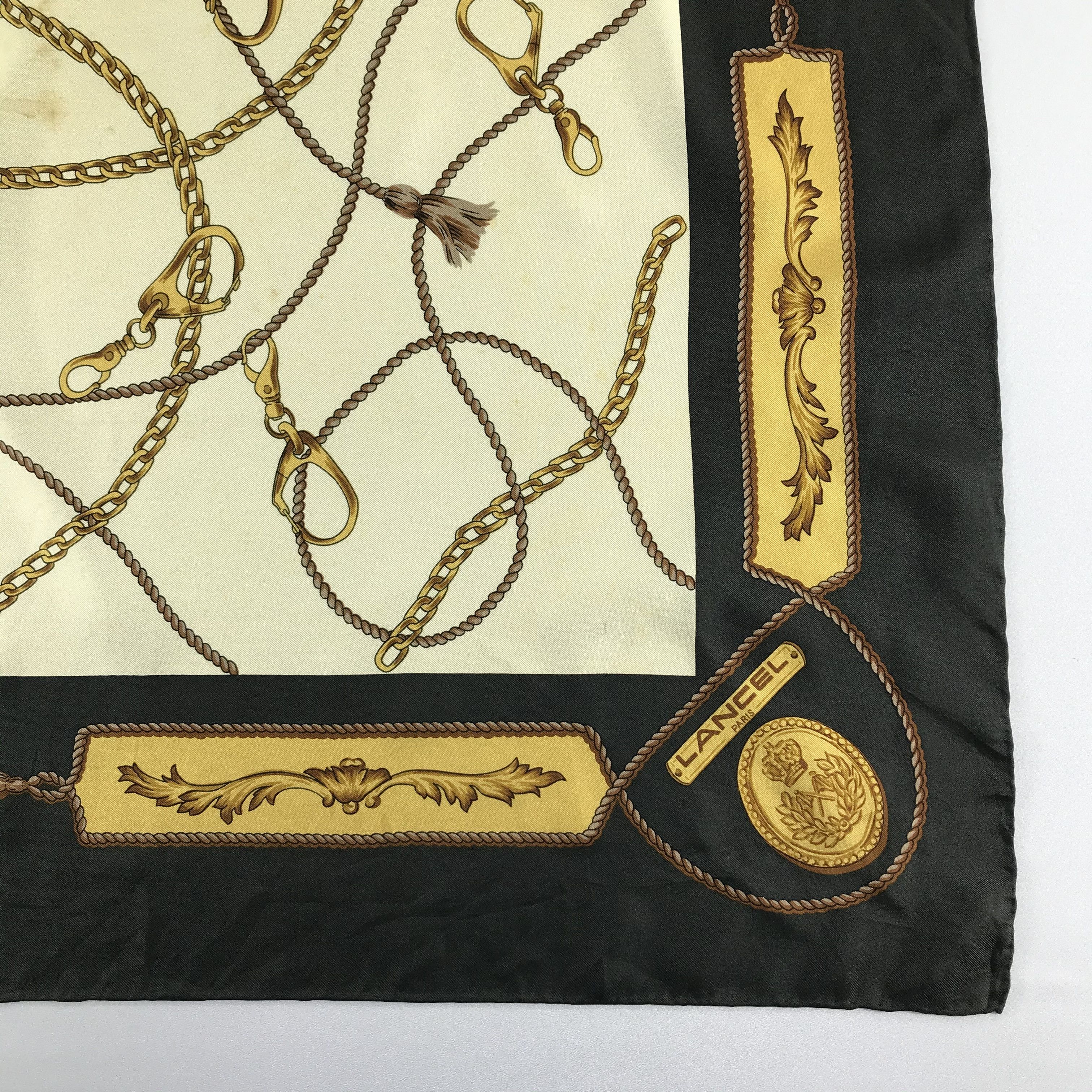 Lancel Vintage Lancel Silk Scarf Size ONE SIZE - 4 Thumbnail