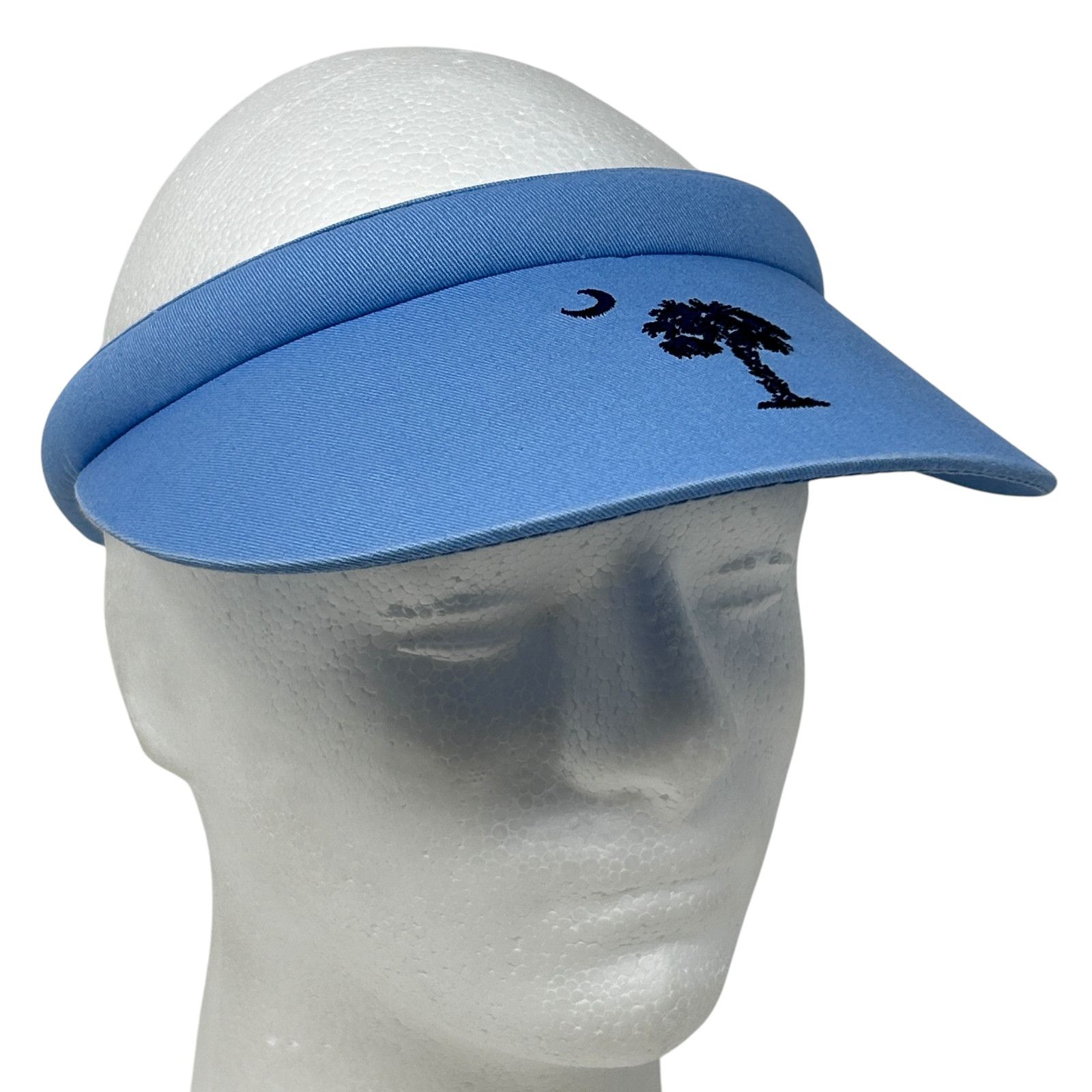 Other Vintage 90s South Carolina State Flag Golf Visor Hat Cap Size ONE SIZE - 9 Thumbnail