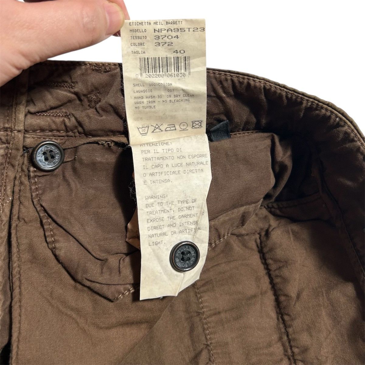 Neil Barrett Neil Barrett Cargo Pants Size 29" - 7 Thumbnail