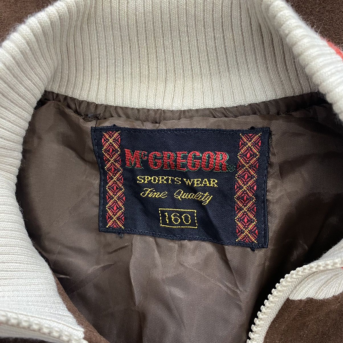 Vintage McGREGOR Sportswear New York Sleeveless Brown Jacket