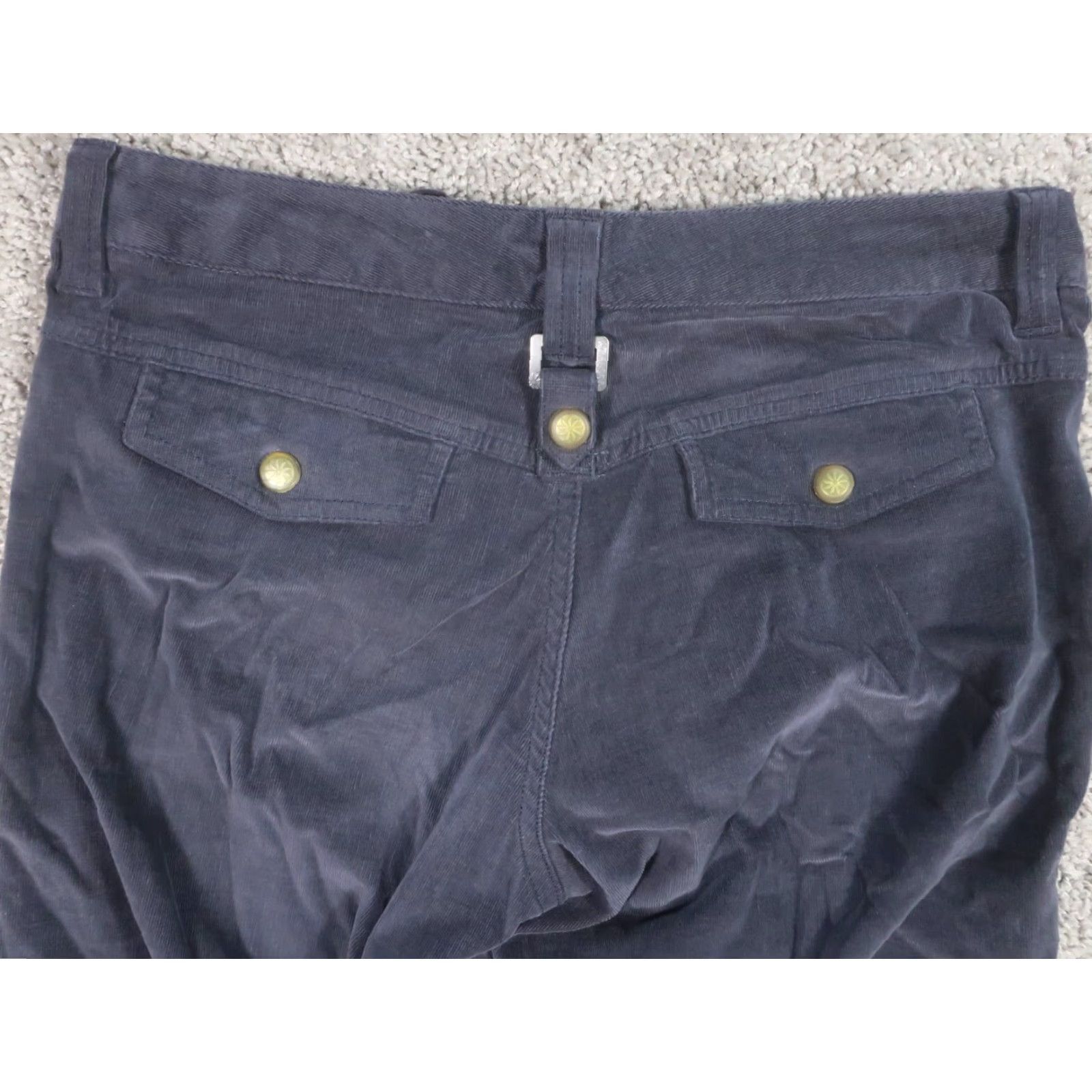 Athleta Athleta Dipper Corduroy Cargo Pants Womens 2P Gray Low Rise Hiking Stretch 30x29 Size 26" / US 2 / IT 38 - 6 Thumbnail