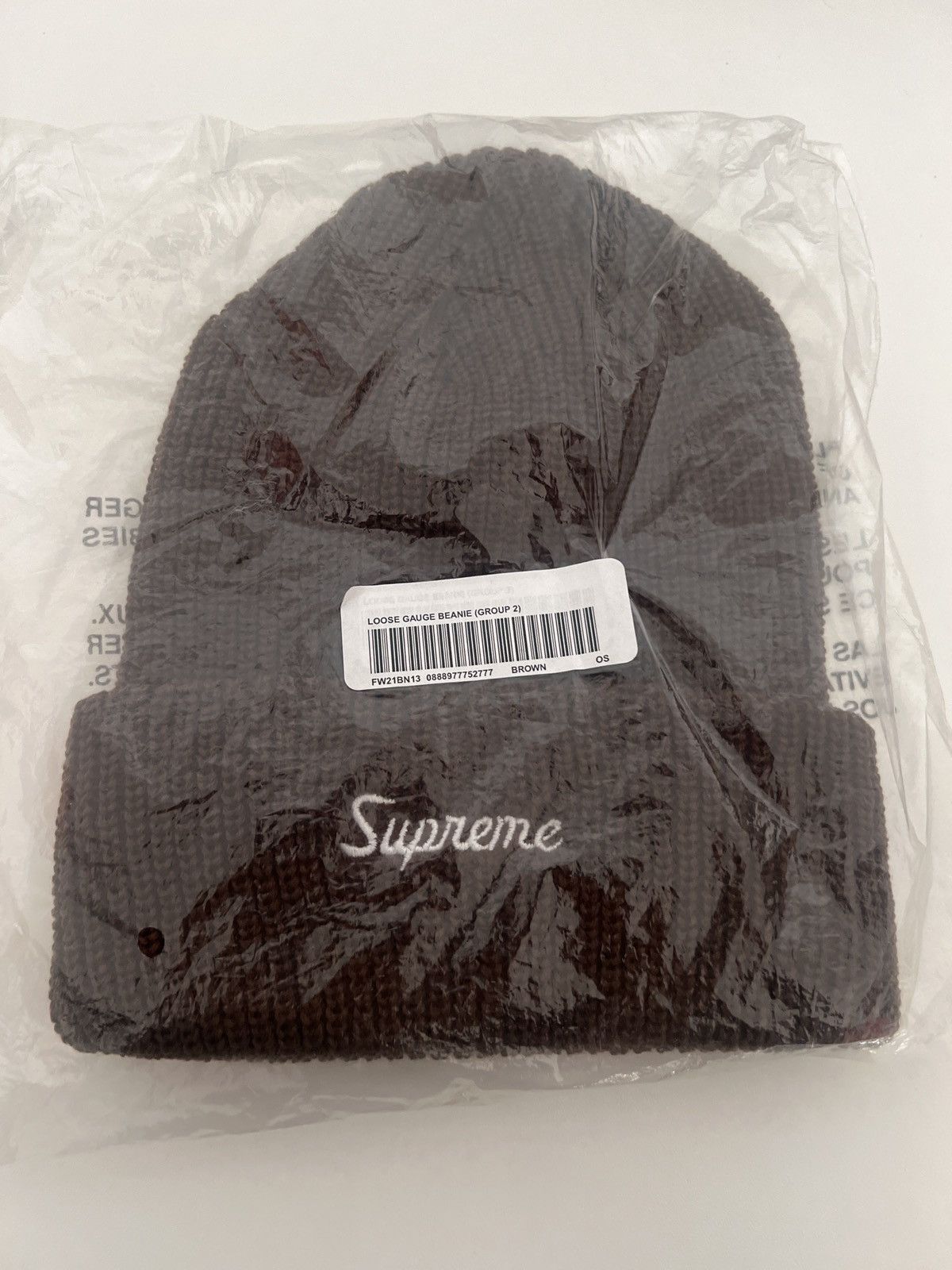 Supreme Supreme Loose Gauge Beanie Size ONE SIZE - 1 Thumbnail