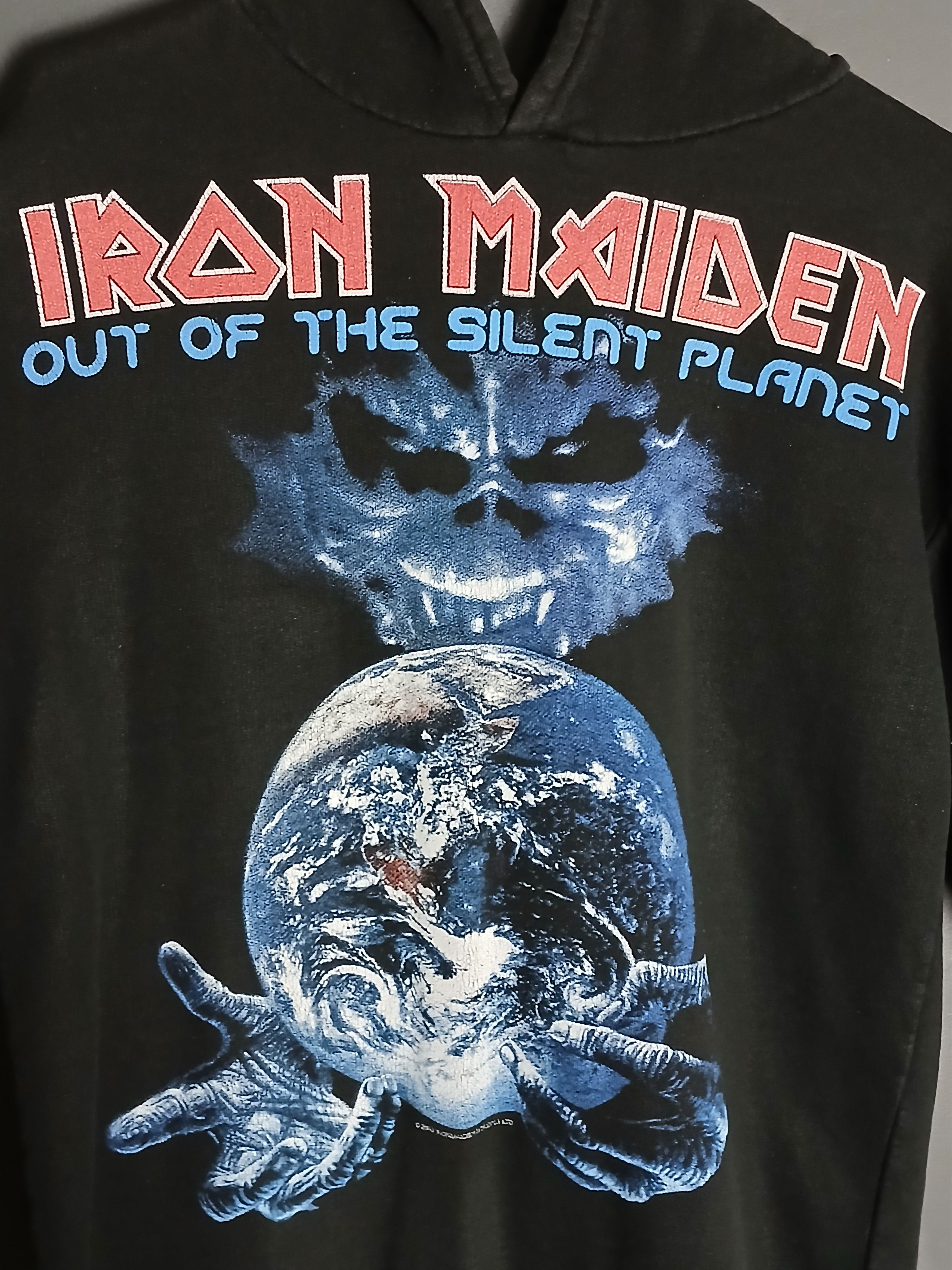 Band Tees × Iron Maiden × Vintage Vintage 2000 Iron Maiden Out Of The Silent Planet Hoodie Size US M / EU 48-50 / 2 - 3 Thumbnail