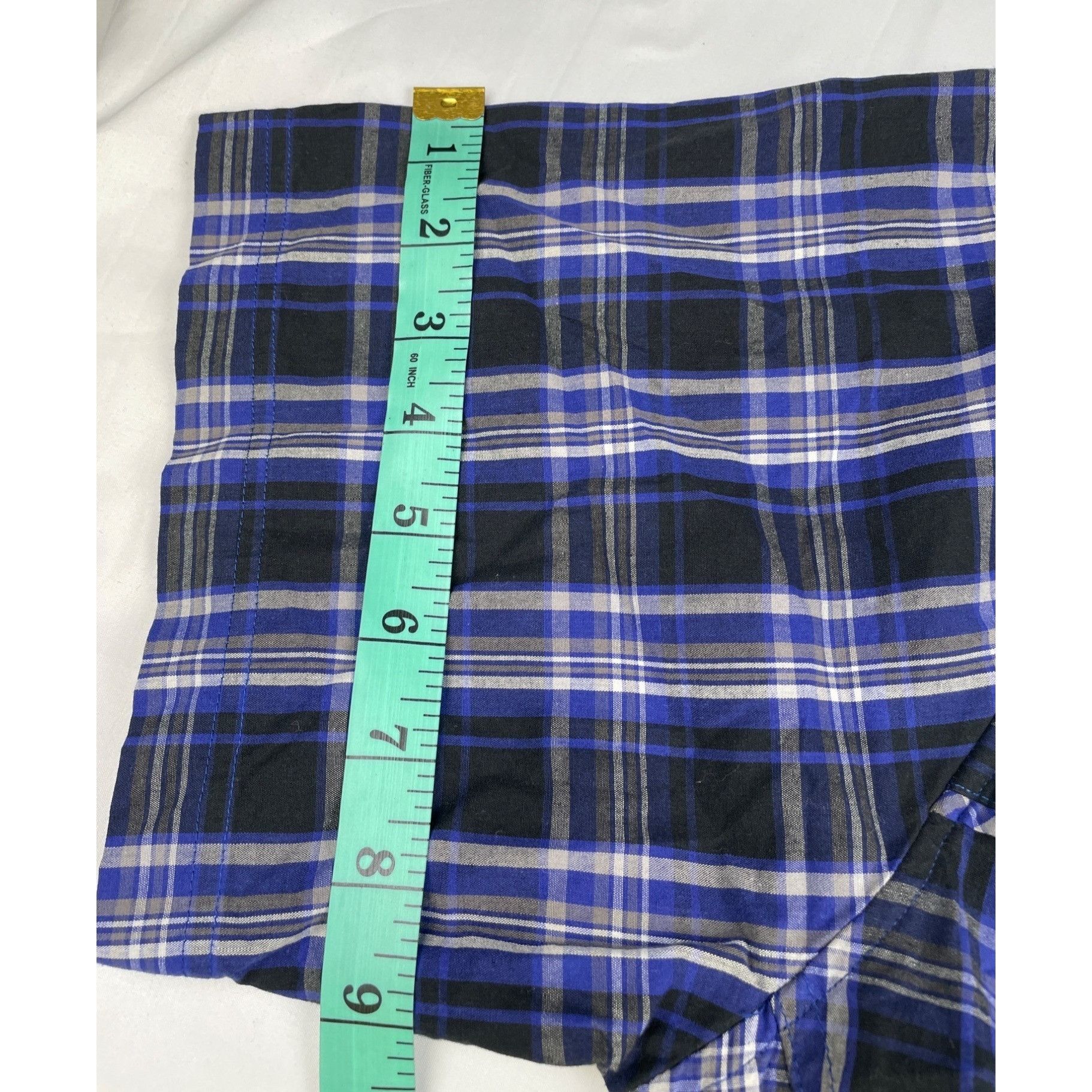 Other Ecko Ltd Men's Blue Checkered Short Sleeve Button up Size 3x Size US XXL / EU 58 / 5 - 10 Thumbnail