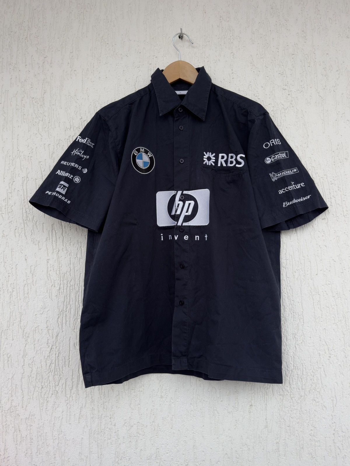 BMW BMW Williams F1 Team 0Os Racing Shirt Vintage Size US L / EU 52-54 / 3 - 2 Thumbnail