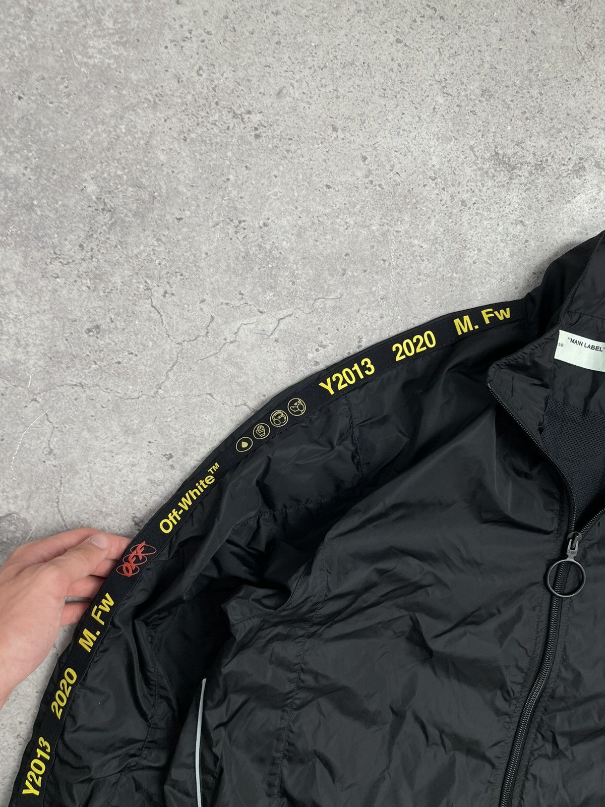 Off-White OFF-WHITE Diagonal Nylon Track Jacket Size US M / EU 48-50 / 2 - 3 Thumbnail