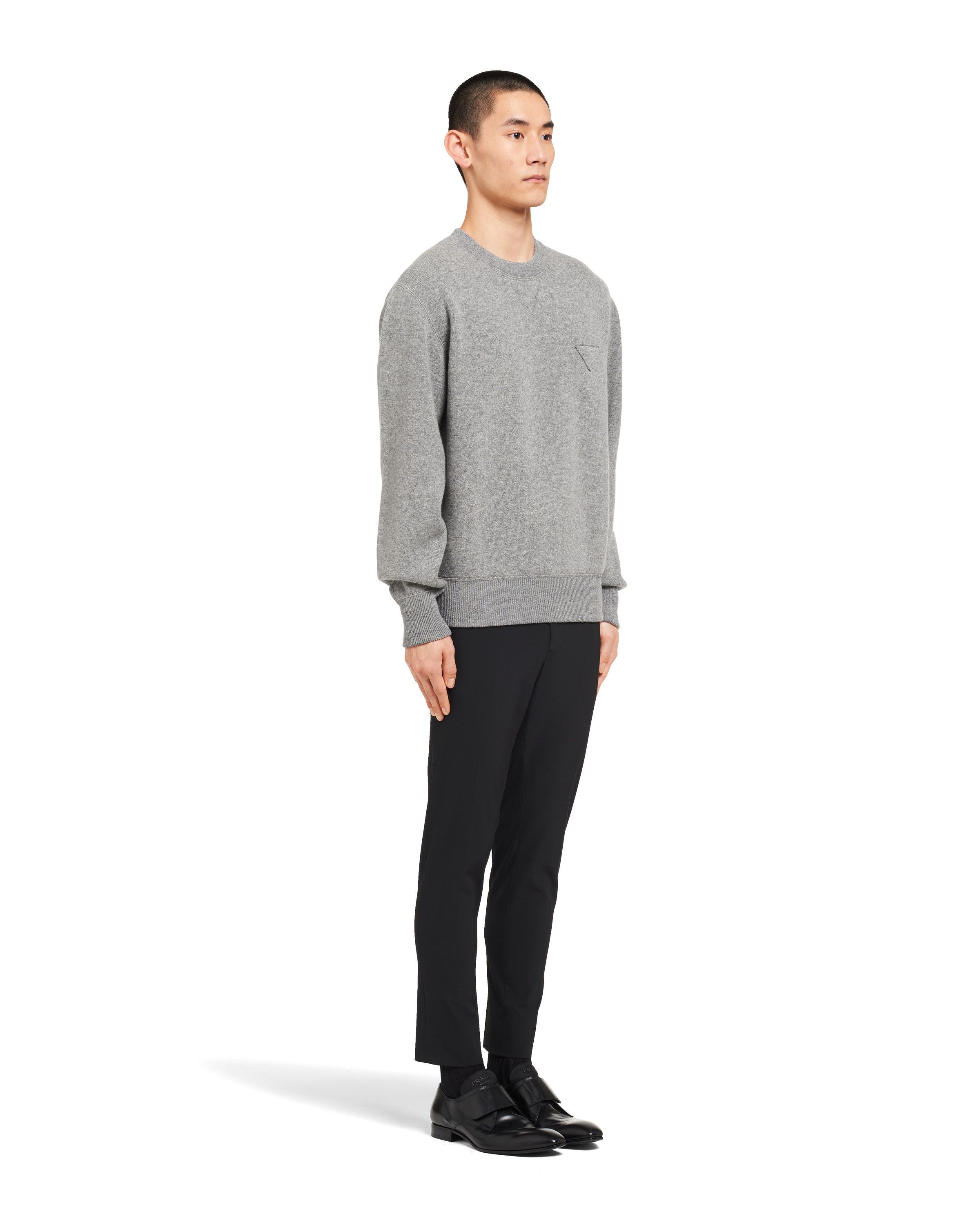 Prada o1bcso1str1025 Cashmere Sweater in Grey Size US M / EU 48-50 / 2 - 3 Thumbnail
