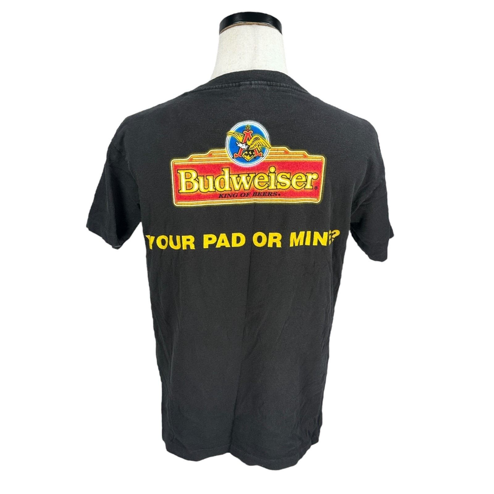 Budweiser Vintage Budweiser Frogs T-Shirt Mens M Black Bud Weis Er Pad Size US M / EU 48-50 / 2 - 4 Thumbnail