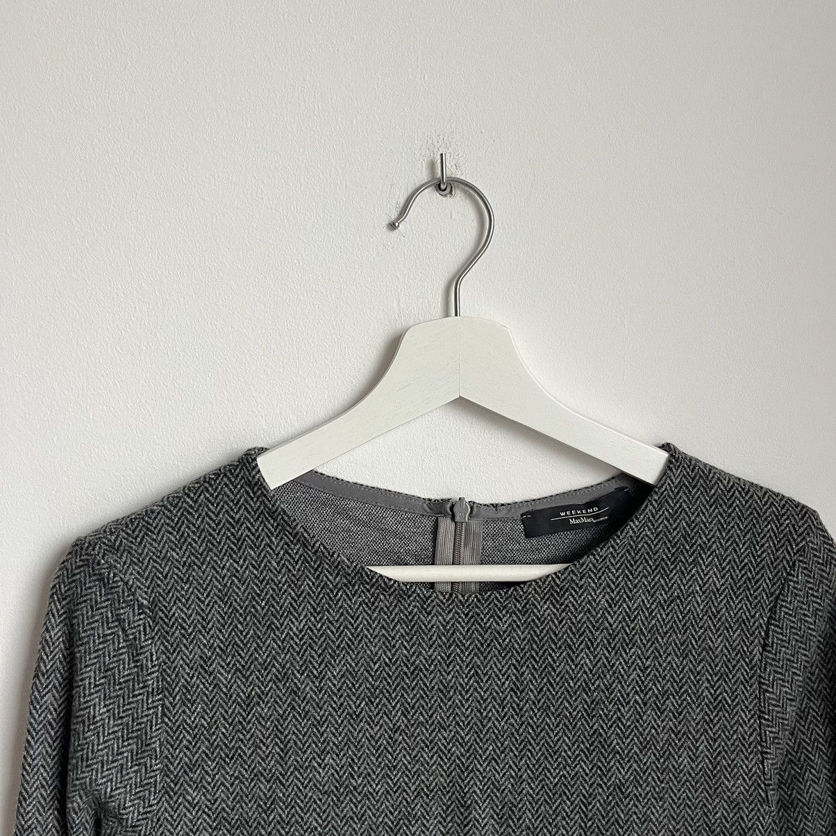 Weekend Max Mara Weekend Max Mara Gray Dress Size L / US 10 / IT 46 - 3 Thumbnail