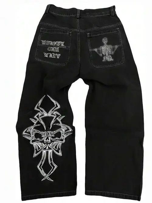 Jean Retro Straight Leg Custom Jeans Size US 32 / EU 48 - 3 Thumbnail