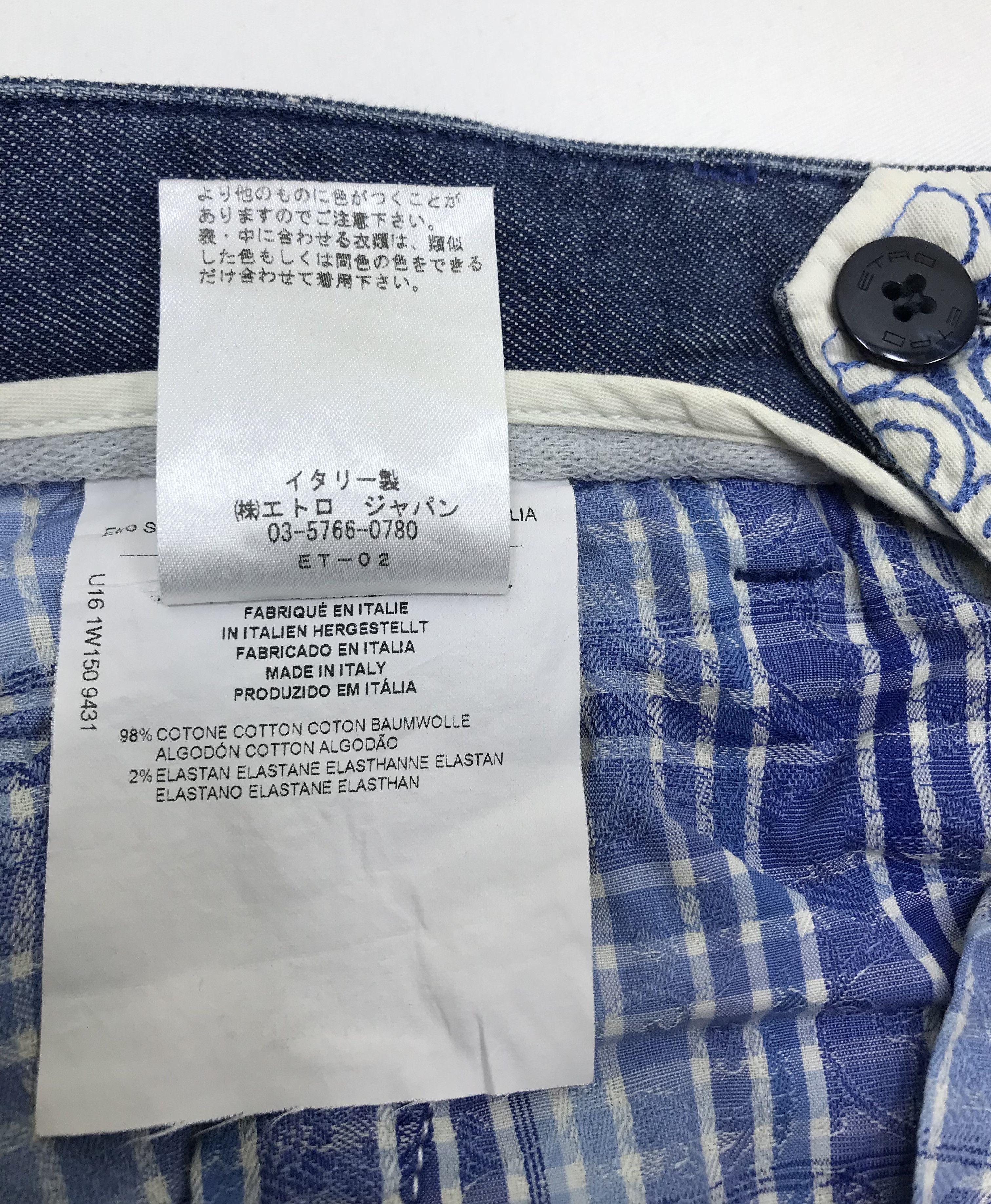 Etro Vintage Etro Italian Designers Pants Jeans Size US 36 / EU 52 - 13 Thumbnail