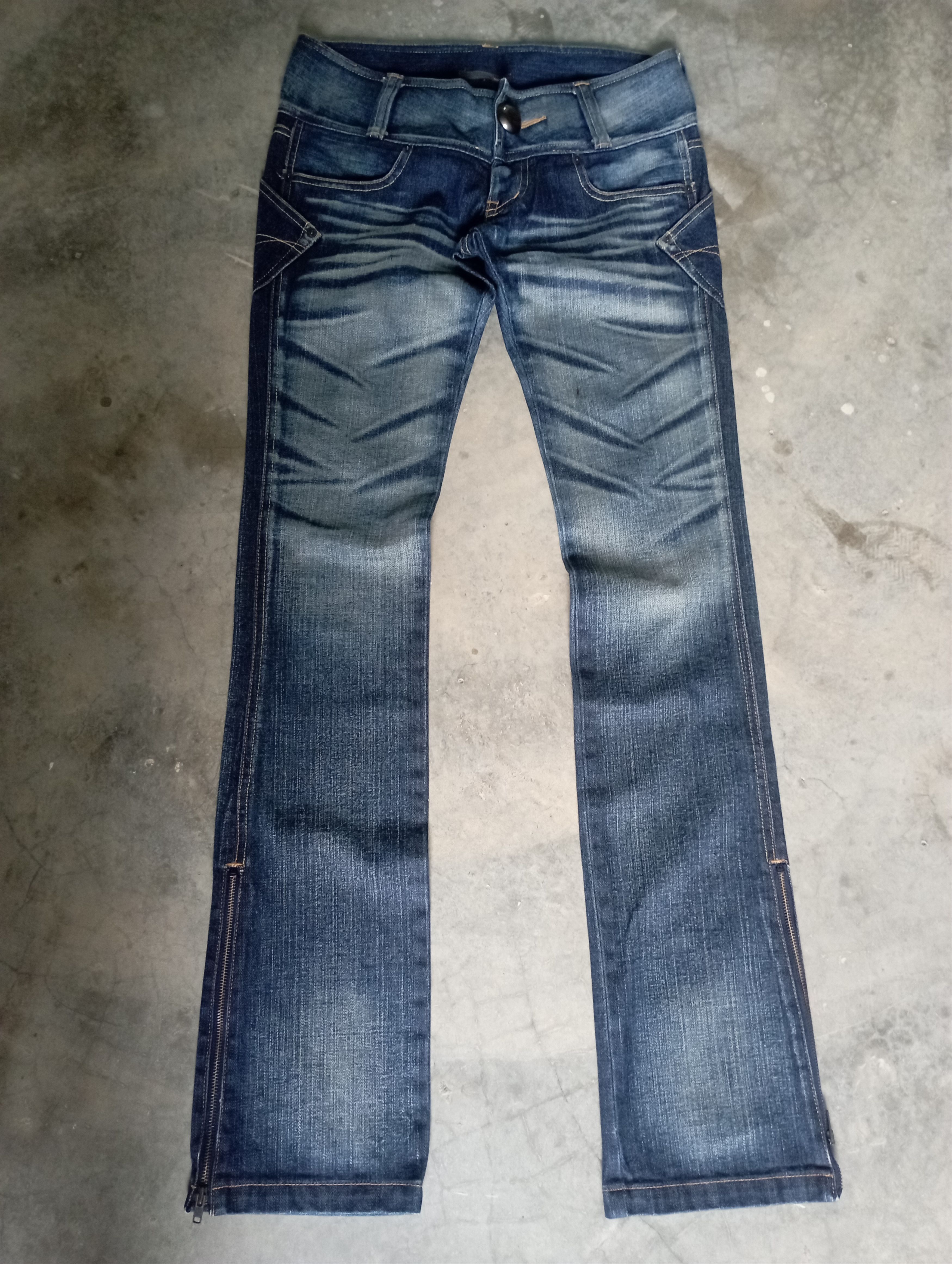 image of Avant Garde x Hysteric Glamour Made In Japan Smork Skinny Punk Stone Wash Claws Jeans (Size 30)