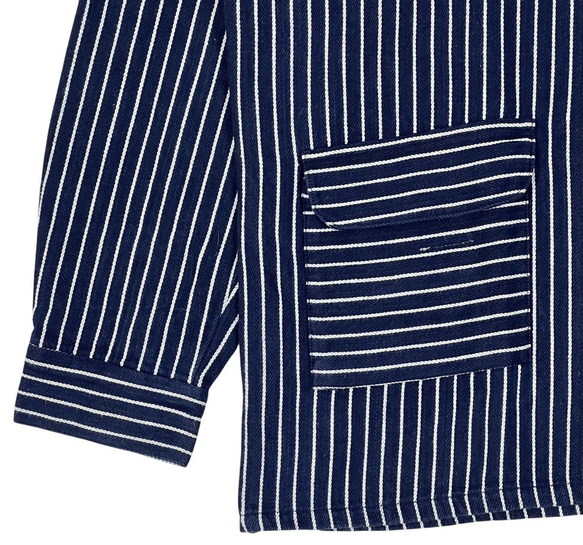 Vintage 80s Vintage Traditional German Fisherman’s Smock Shirt Size US L / EU 52-54 / 3 - 6 Thumbnail
