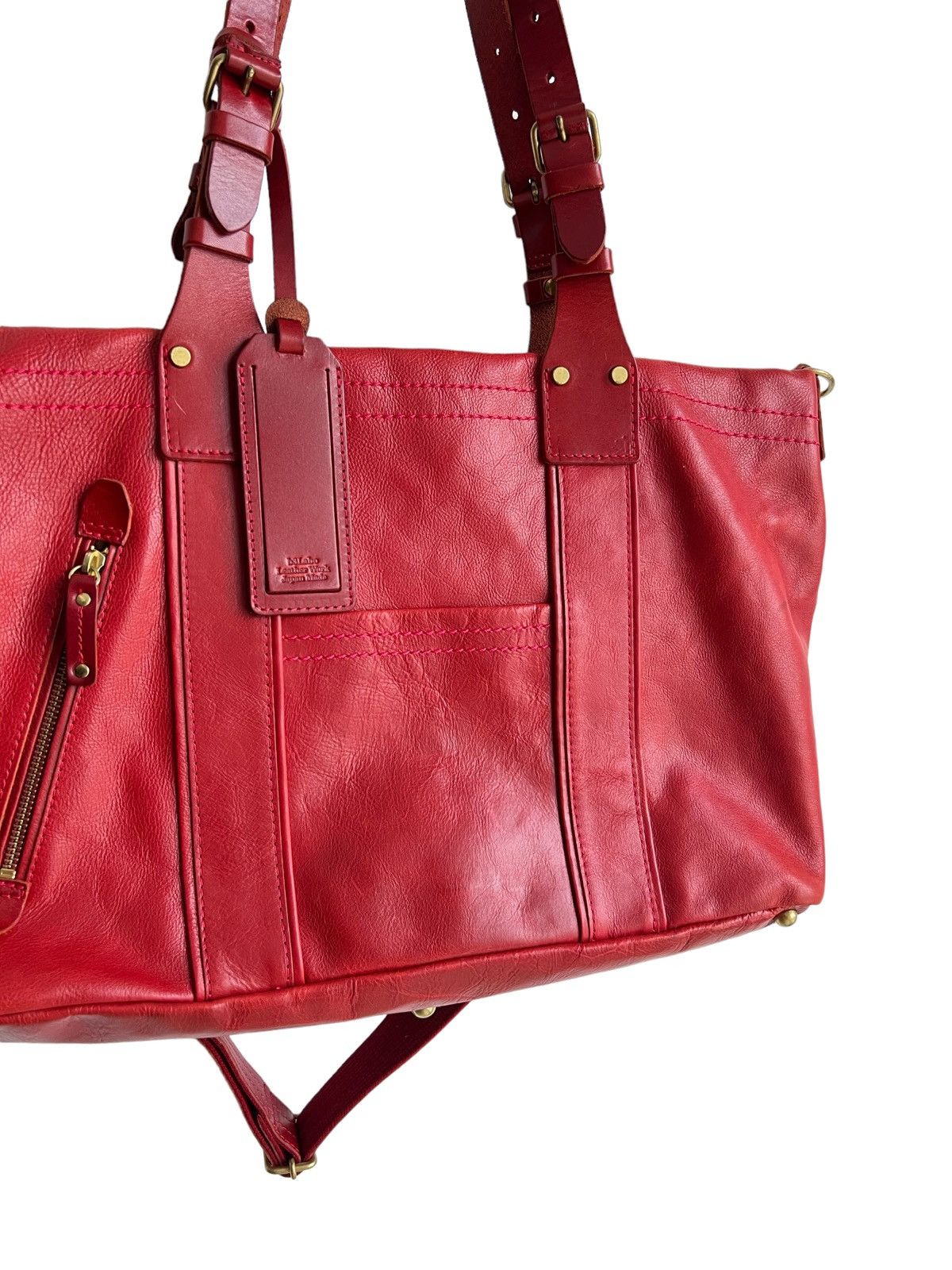 Garment Reproduction of Workers B3 Labo Leather Works Custom Hand Craft Large Crossbody Bag Size ONE SIZE - 1 Thumbnail