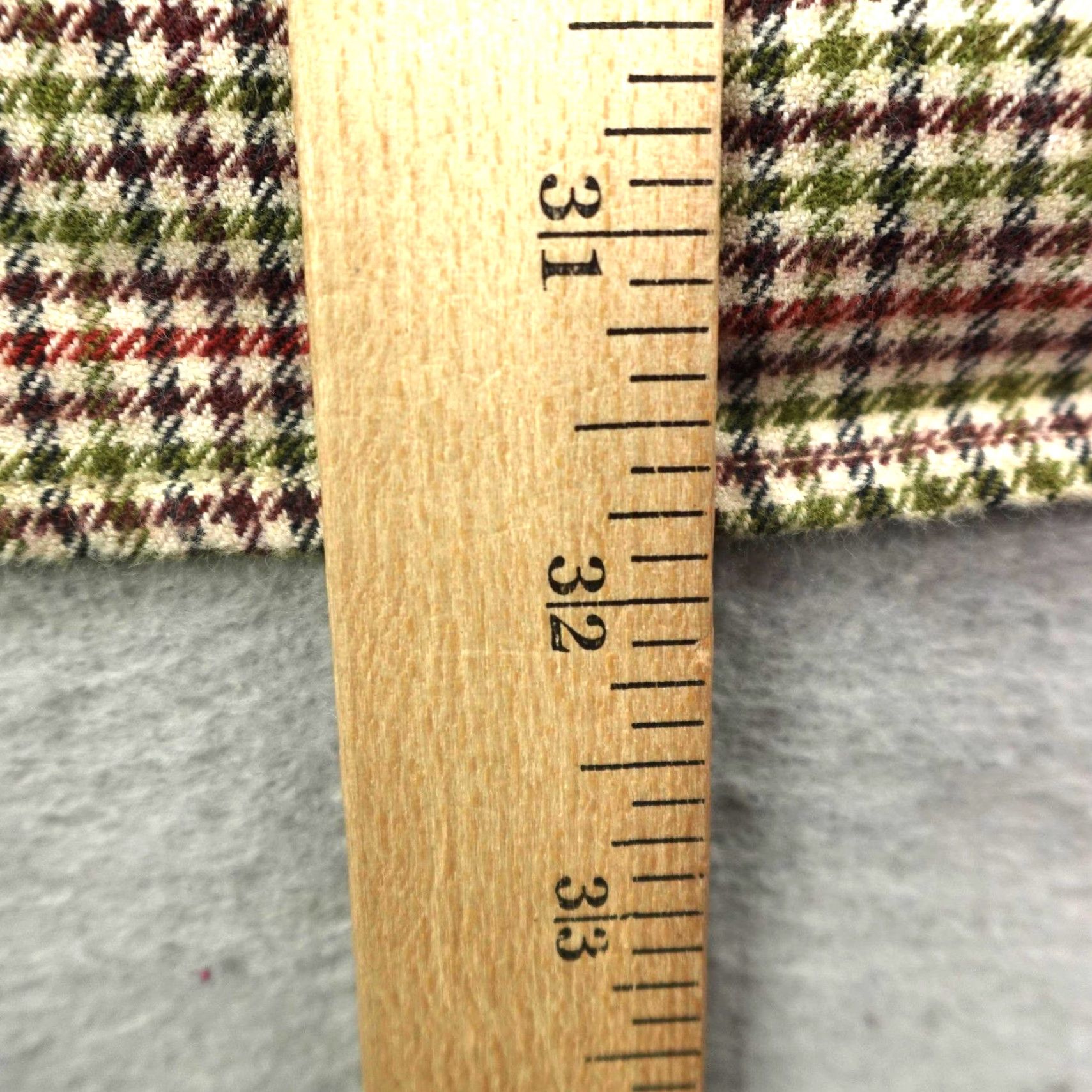 Lands' End VINTAGE Lands' End Shirt Mens Large Beige Houndstooth Plaid Flannel Button-Up Casual Mens Size US L / EU 52-54 / 3 - 6 Thumbnail