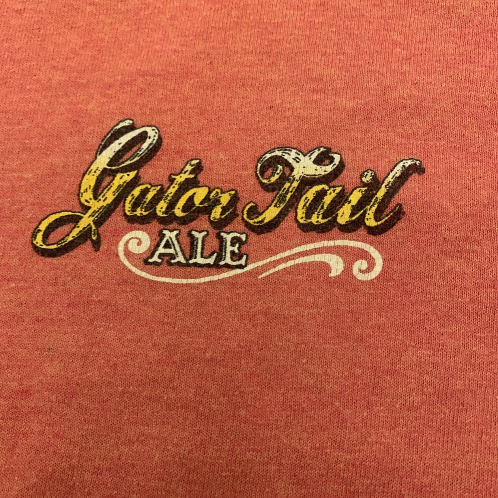 Vintage Gator Tail Ale Beer Palm Beach Florida T-Shirt M Black Cotton Blend Alstyle Men's Graphic Tee Short Sleeve 90s Concert Theme Size US M / EU 48-50 / 2 - 2 Thumbnail