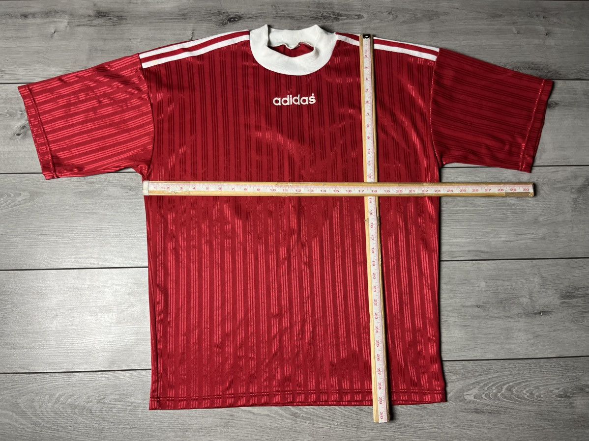 Adidas Vintage Adidas football soccer jersey striped size XLarge Size US XL / EU 56 / 4 - 6 Thumbnail