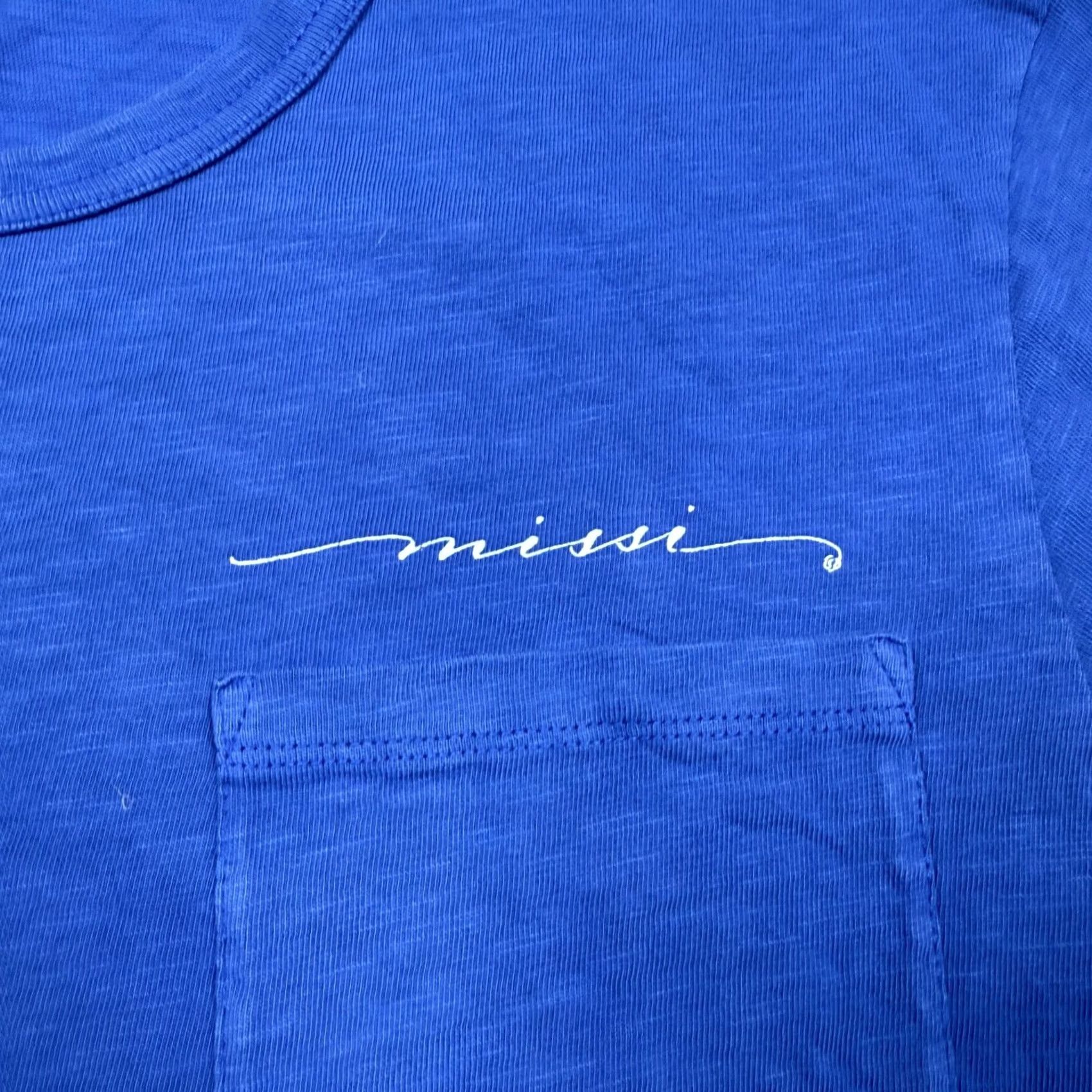 J.Crew J.CREW Pocket T Shirt Men XL Blue Knit Logo Shirt Short Sleeve Vintage? No Size US XL / EU 56 / 4 - 4 Thumbnail