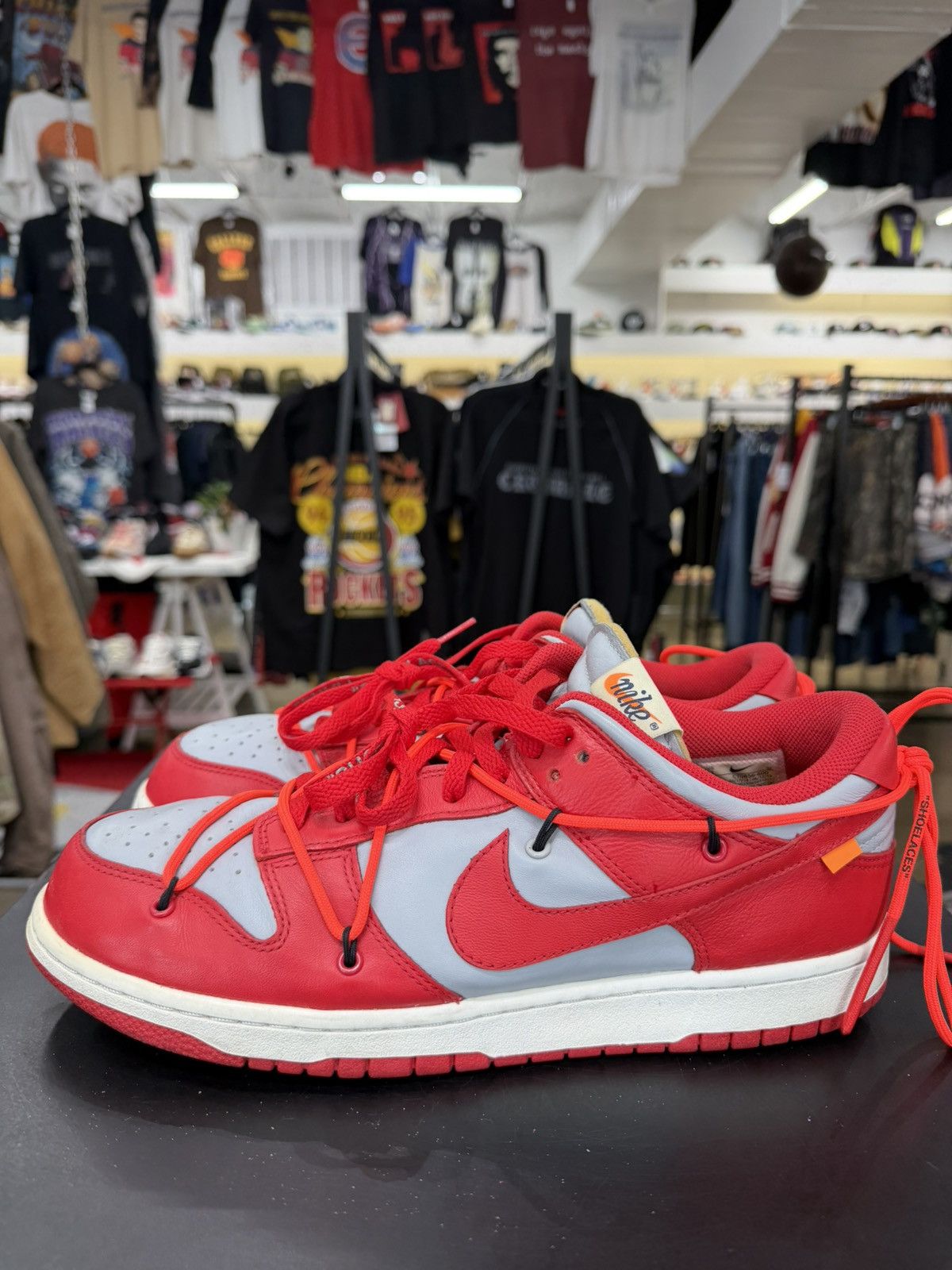 Nike × Off-White Nike Dunk Low Off-White University Red Size 11 (2019) Size US 11 / EU 44 - 7 Thumbnail