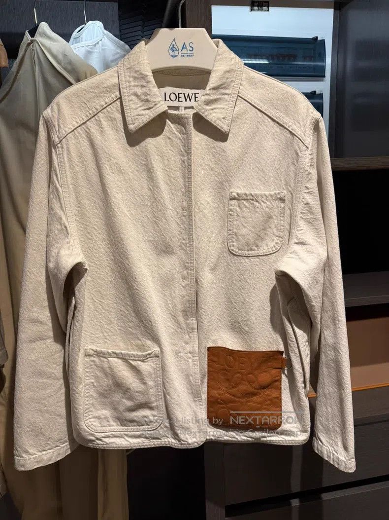 Loewe Cotton and Linen Workwear Jacket