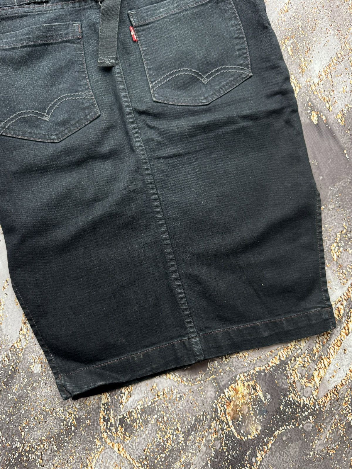 Levi's × Vintage Levi’s Vintage Bondage Denim Midi Skirt Size 25" / US 0 / IT 36 - 8 Thumbnail