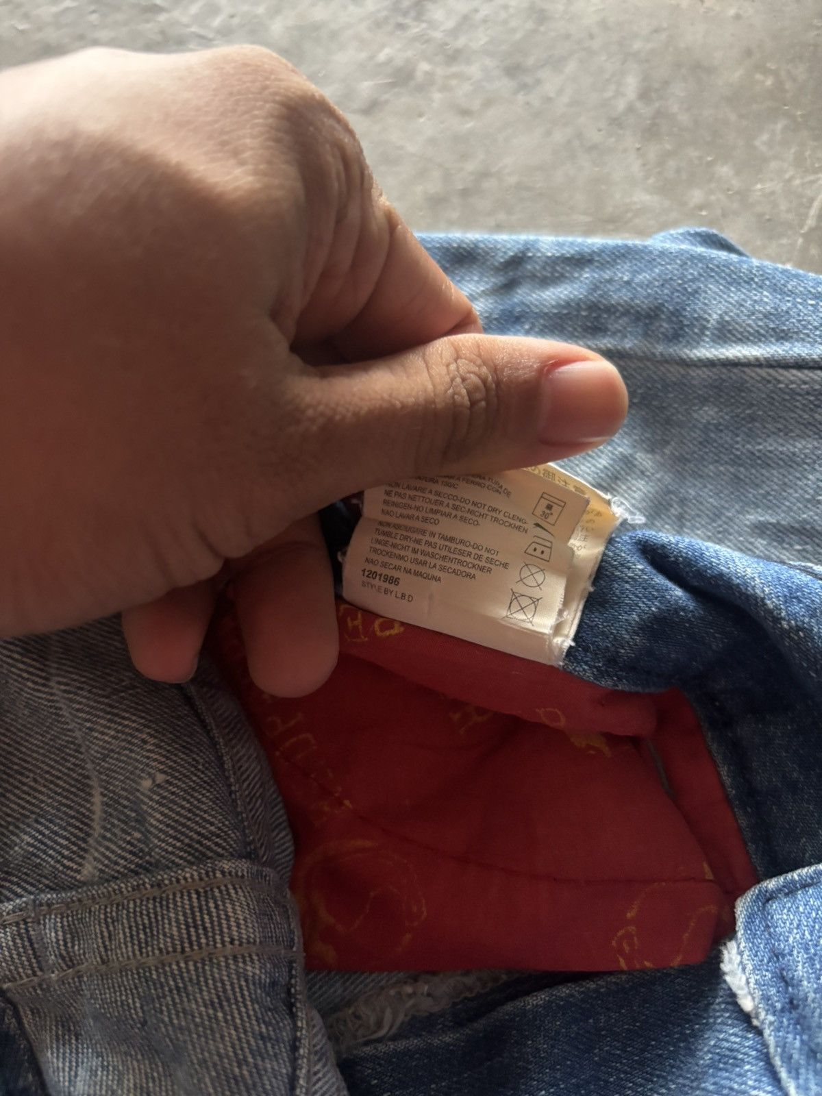 If Six Was Nine RED PEPPER JAPANESE DENIM DISTRESSED WASHED REPAIRED PUNK Size US 30 / EU 46 - 11 Thumbnail