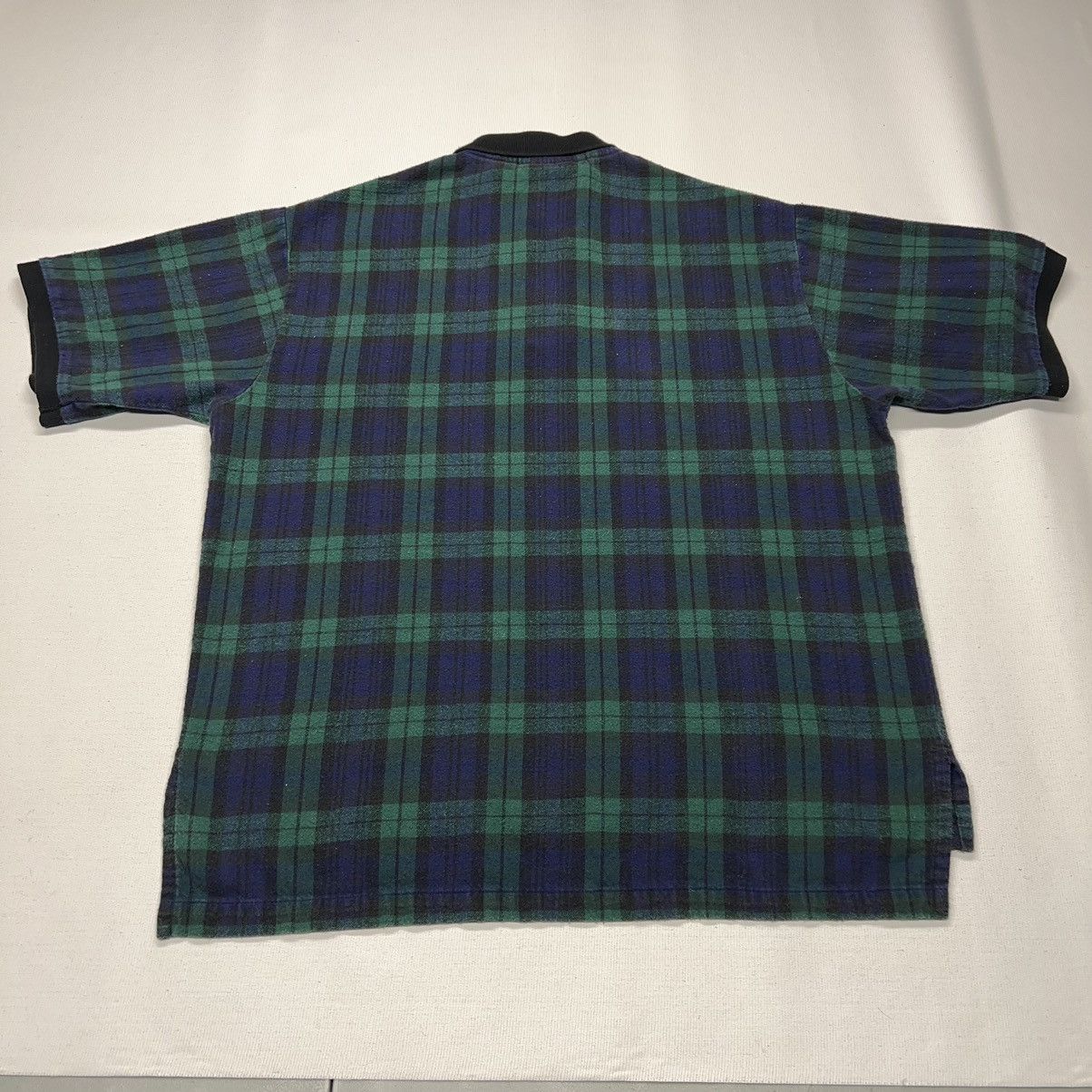 The Vermont Flannel Company × Vintage VTG The Vermont Flannel Company Polo Shirt Green Plaid Size US M / EU 48-50 / 2 - 8 Thumbnail