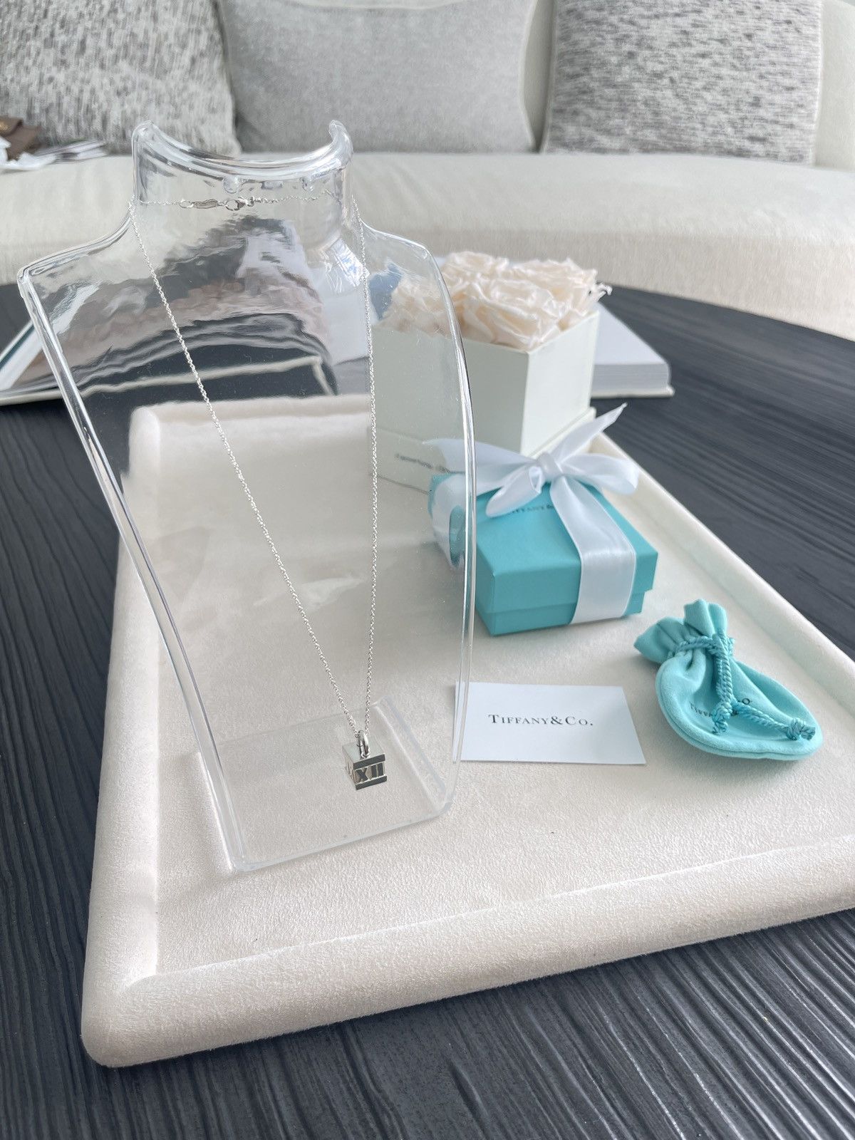 Tiffany & Co. Tiffany & Co. Atlas Cube Necklace Silver 16” NEW $500 Size ONE SIZE - 5 Thumbnail